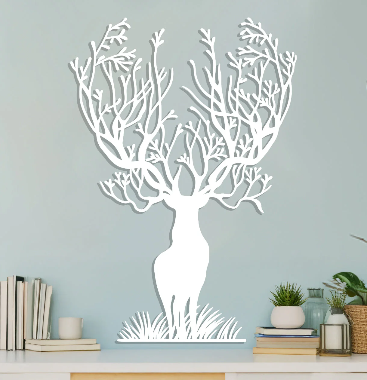 Stag with Branches for Antlers Sign - Image 5