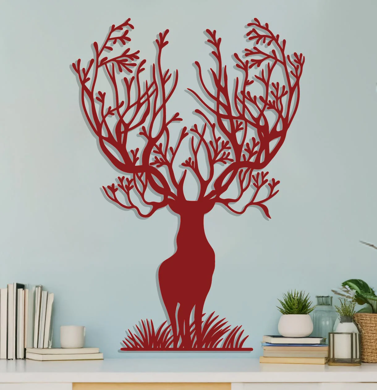 Stag with Branches for Antlers Sign - Image 8