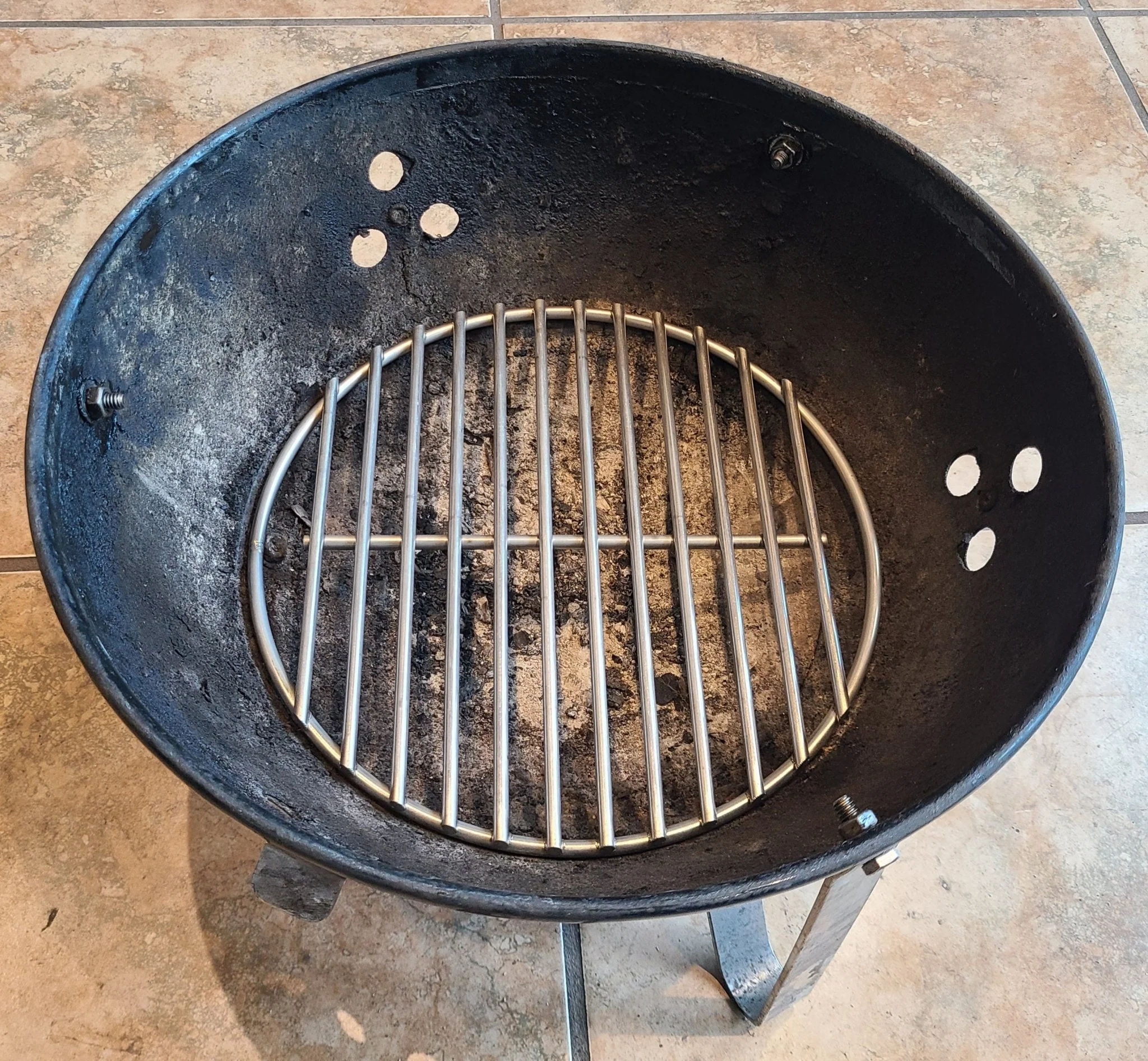 Stainless Charcoal Grate For 14 WSM - Image 3