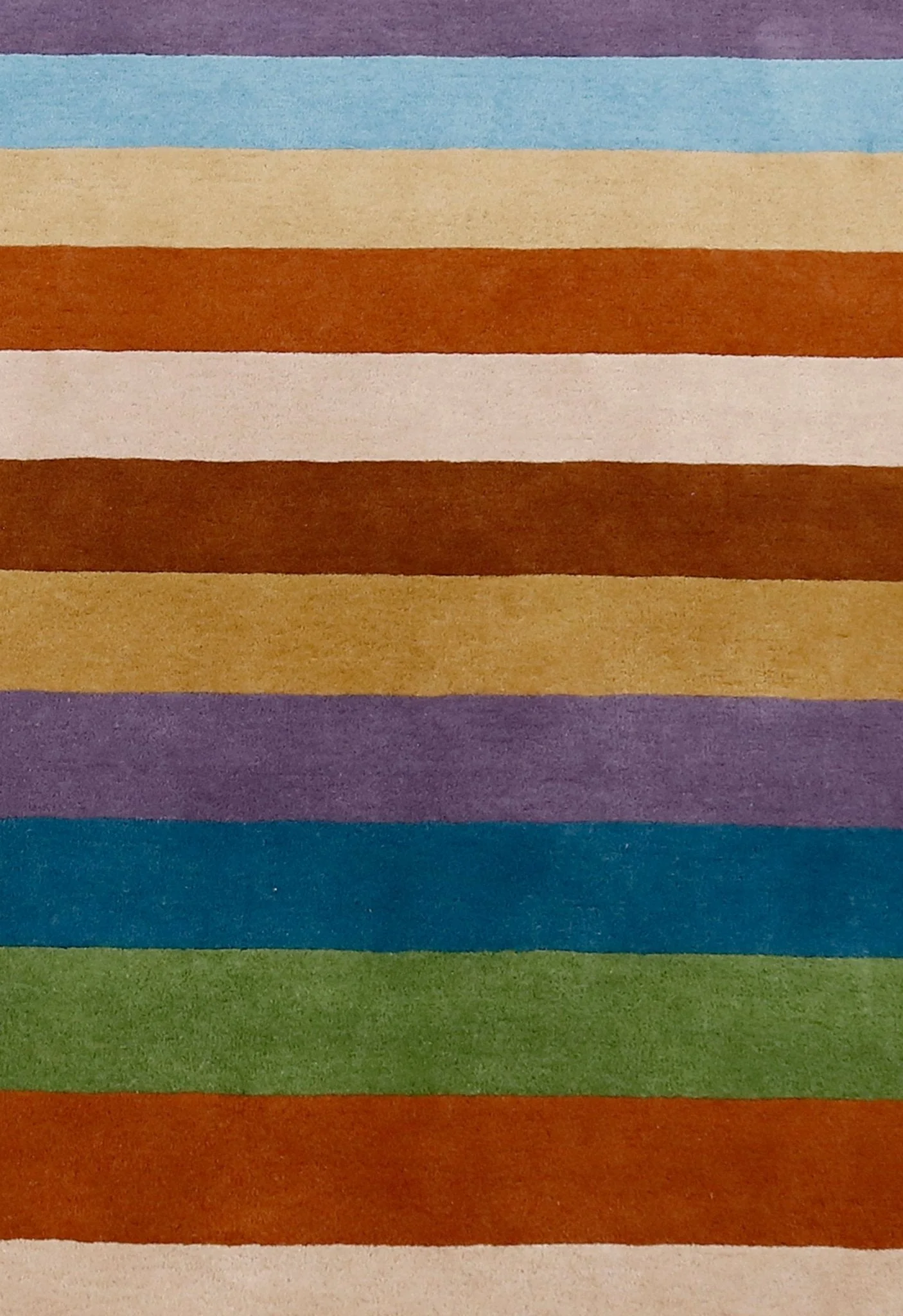 Stax Modern Stripes Design Multicolor Hand Tufted 5x8 Wool Rug - Image 7