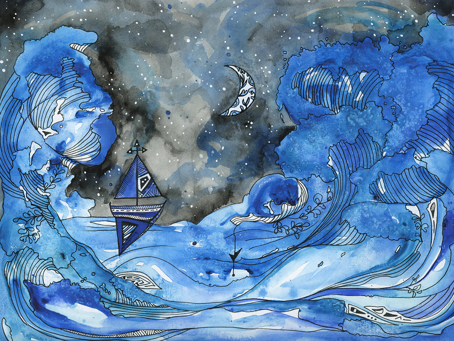 Storm - Open Edition Canvas Print - Image 5