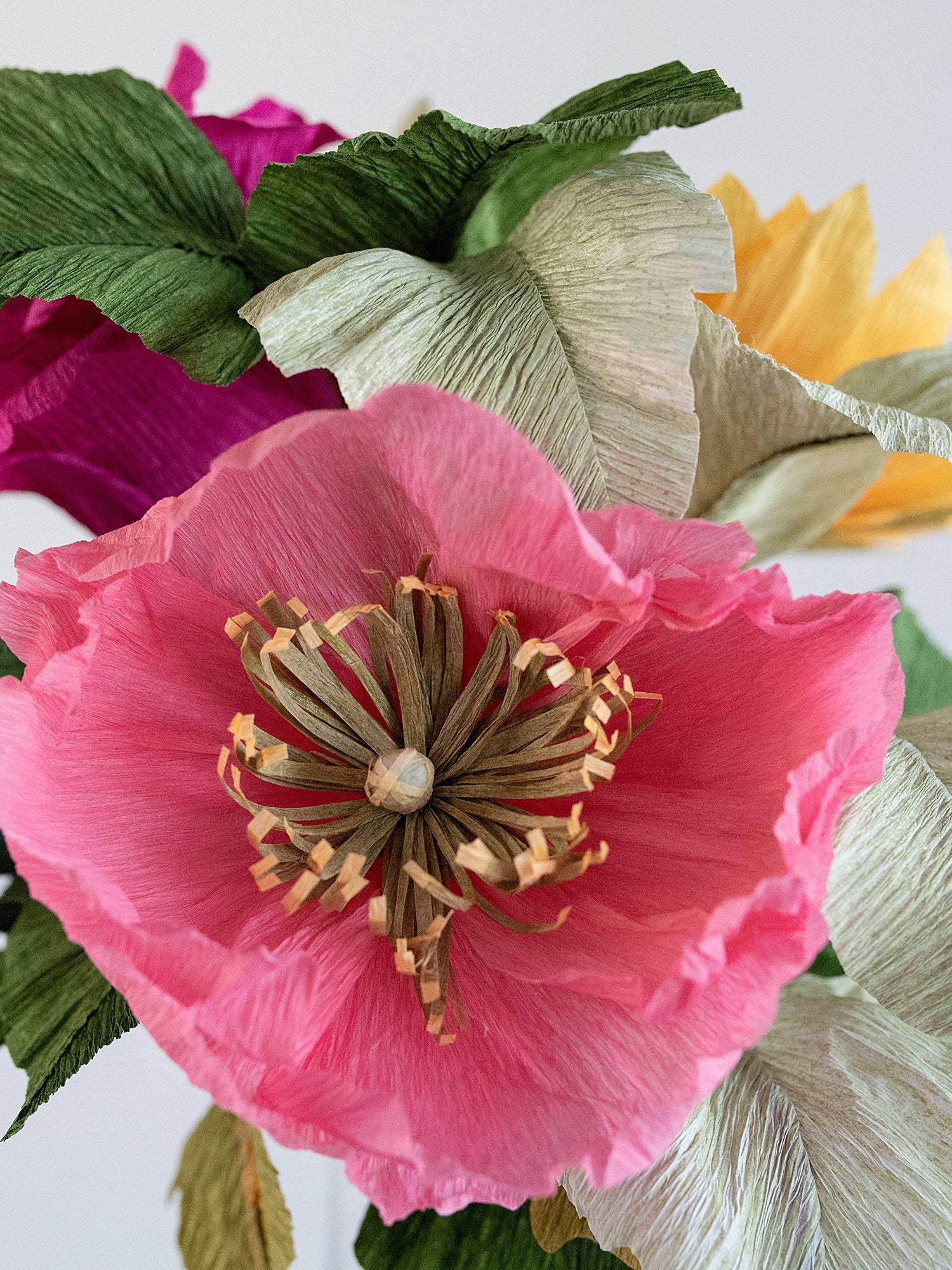 Strawberry Lemonade | Mixed Paper Flower Bouquet - Image 2