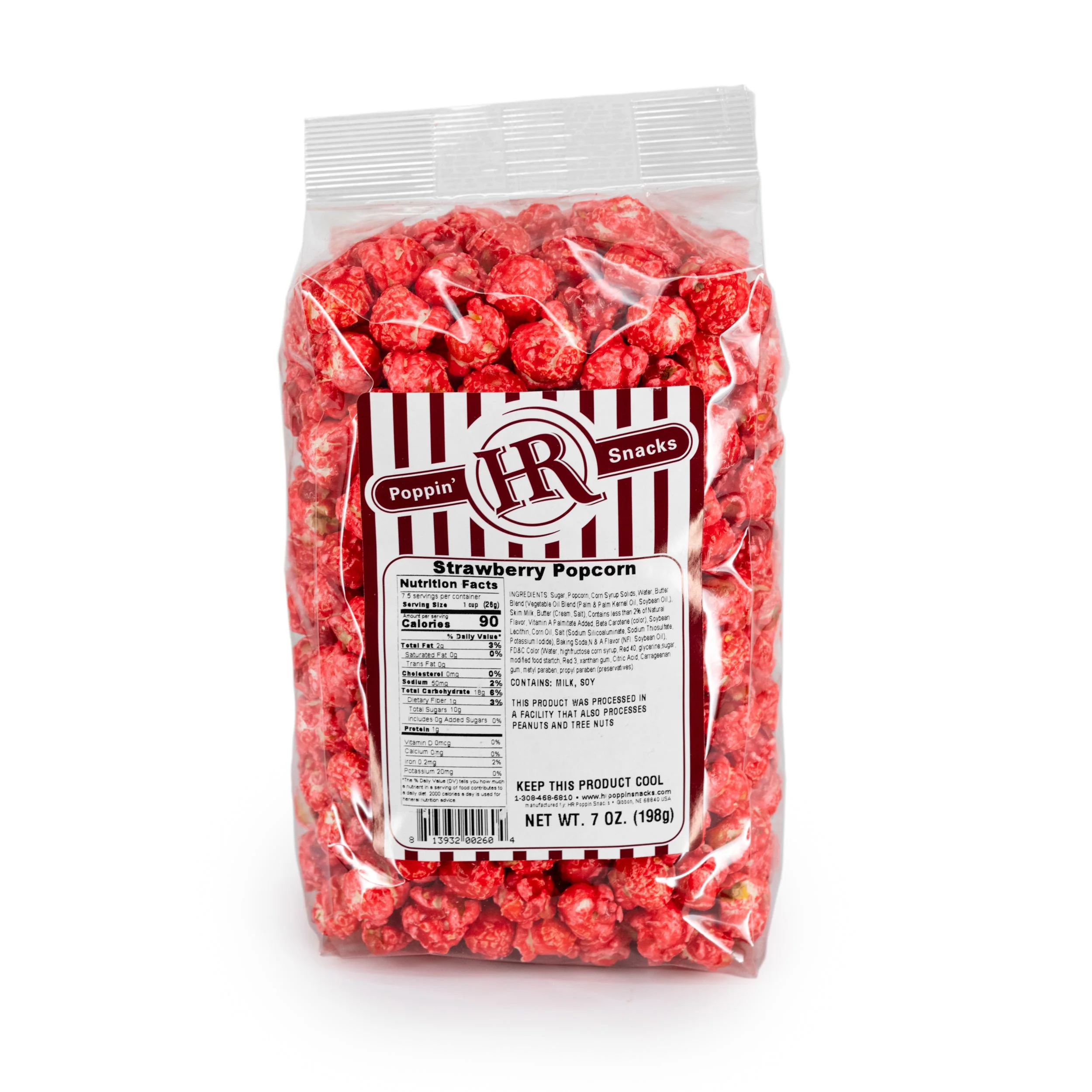 Strawberry Popcorn | Pack of 2 | 7 oz |  HR Poppin' Snacks - Image 2