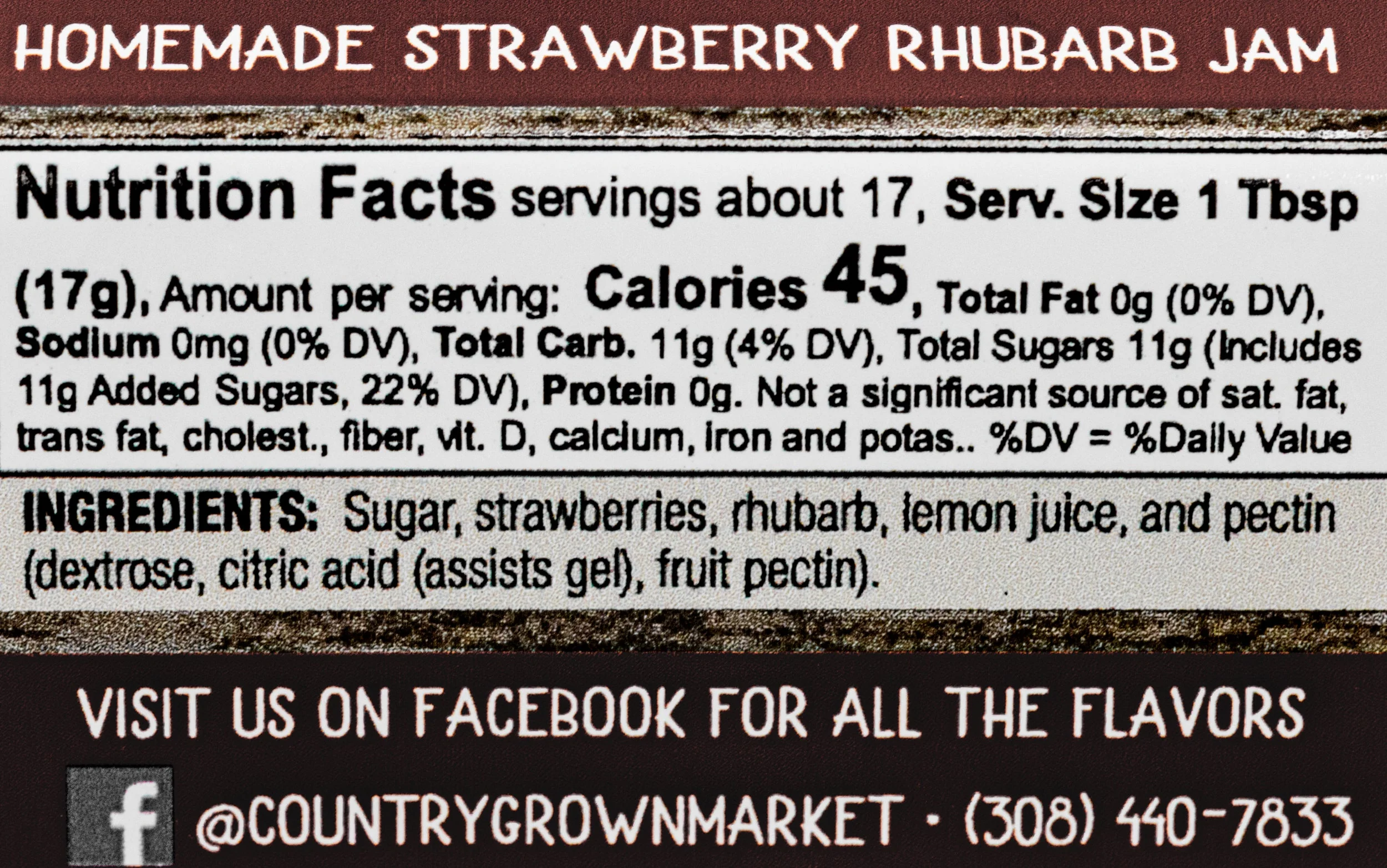 Strawberry Rhubarb Jam | Pack of 2 | 9 oz | Nutt Family Jams & Jellies - Image 4