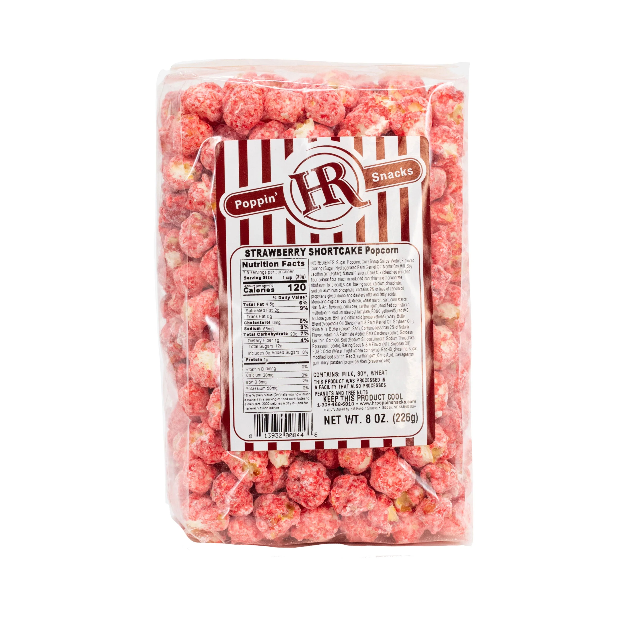 Strawberry Shortcake Popcorn | Pack of 2 | 8 oz | HR Poppin' Snacks - Image 2