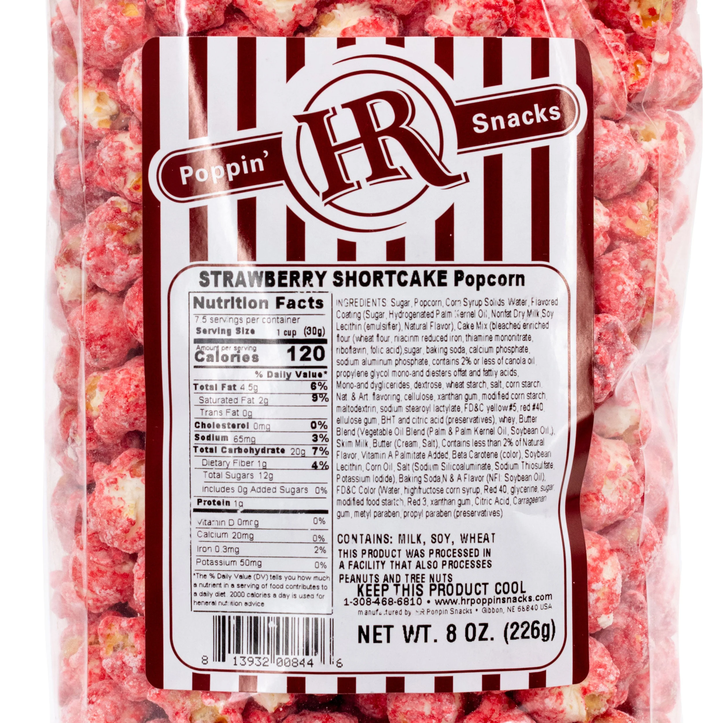 Strawberry Shortcake Popcorn | Pack of 2 | 8 oz | HR Poppin' Snacks - Image 6