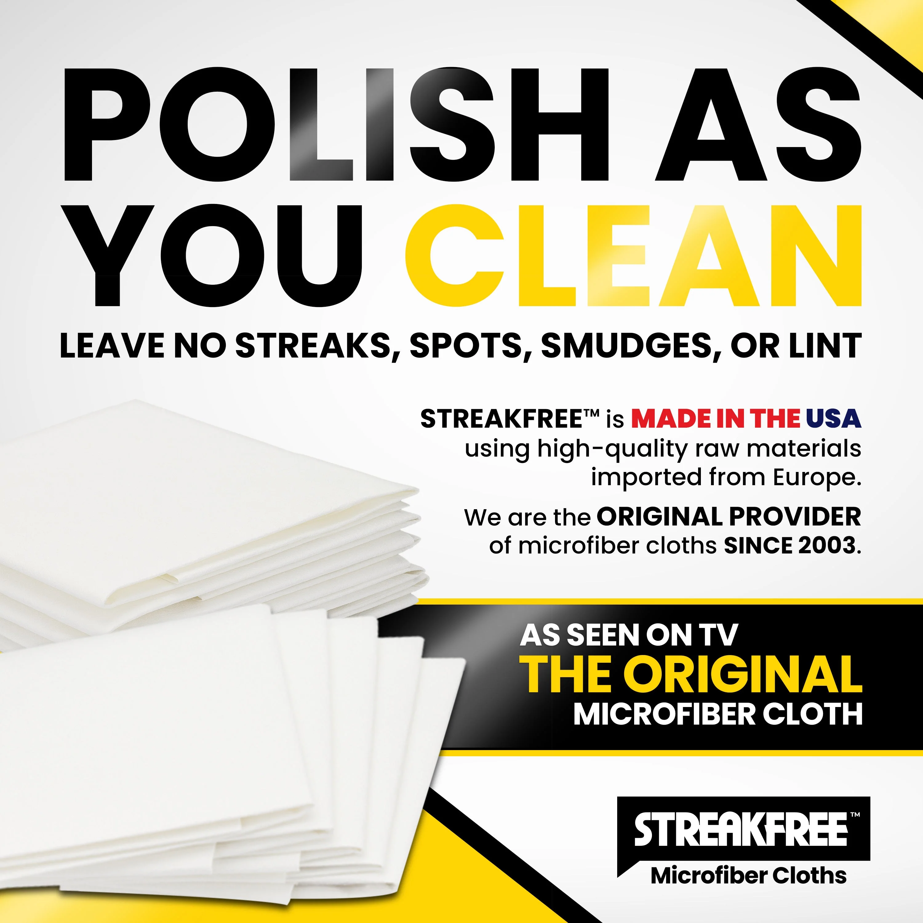 The Original StreakFree® Glass Cleaning Cloth - Image 3