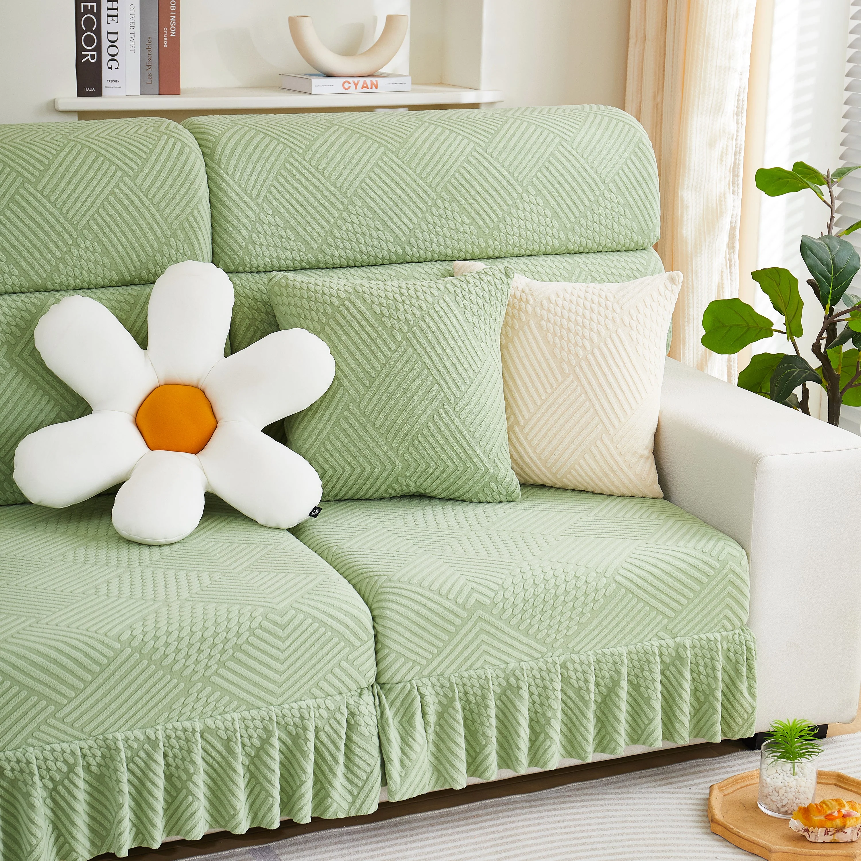 Stretch Sofa Covers for Couch Seats and Cushions, Suitable for 1/2/3/4/L Seater Sofas and Couches - Image 12