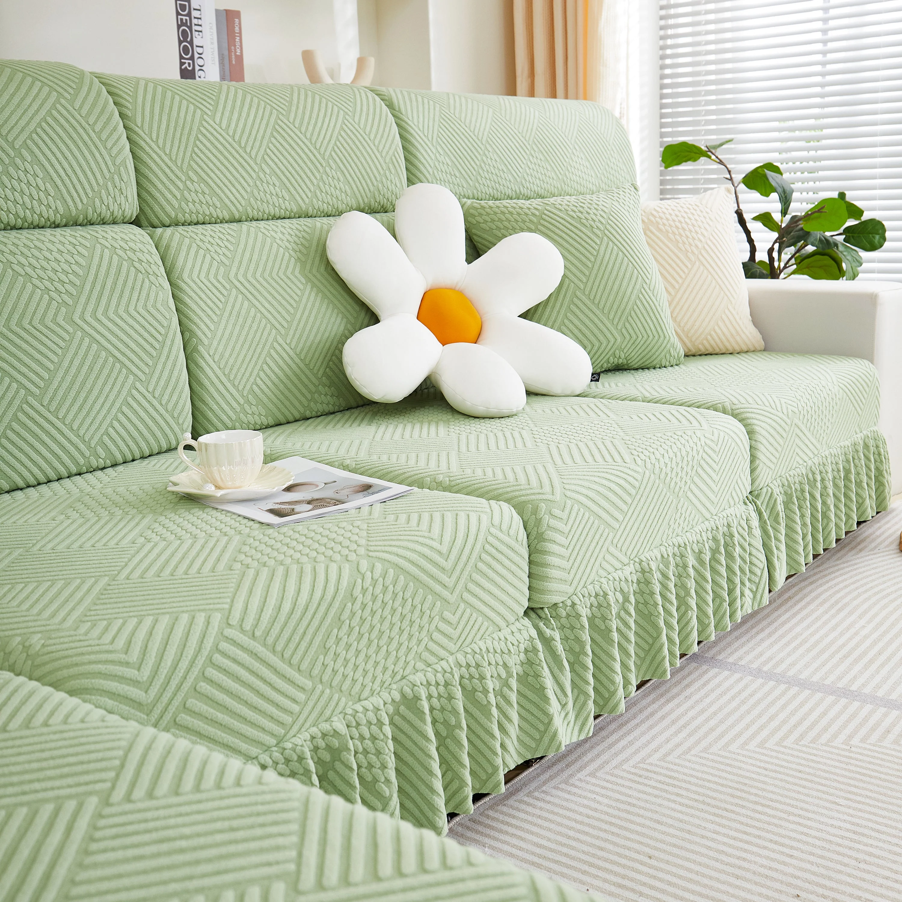 Stretch Sofa Covers for Couch Seats and Cushions, Suitable for 1/2/3/4/L Seater Sofas and Couches - Image 15