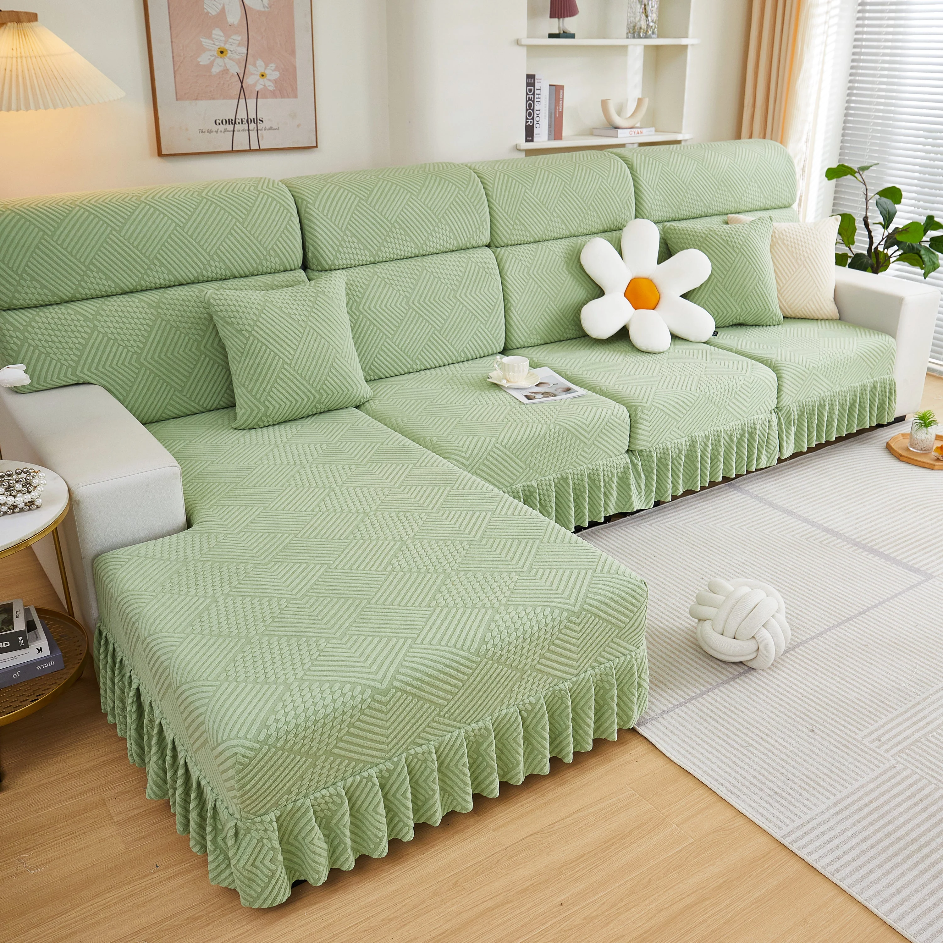 Stretch Sofa Covers for Couch Seats and Cushions, Suitable for 1/2/3/4/L Seater Sofas and Couches - Image 17