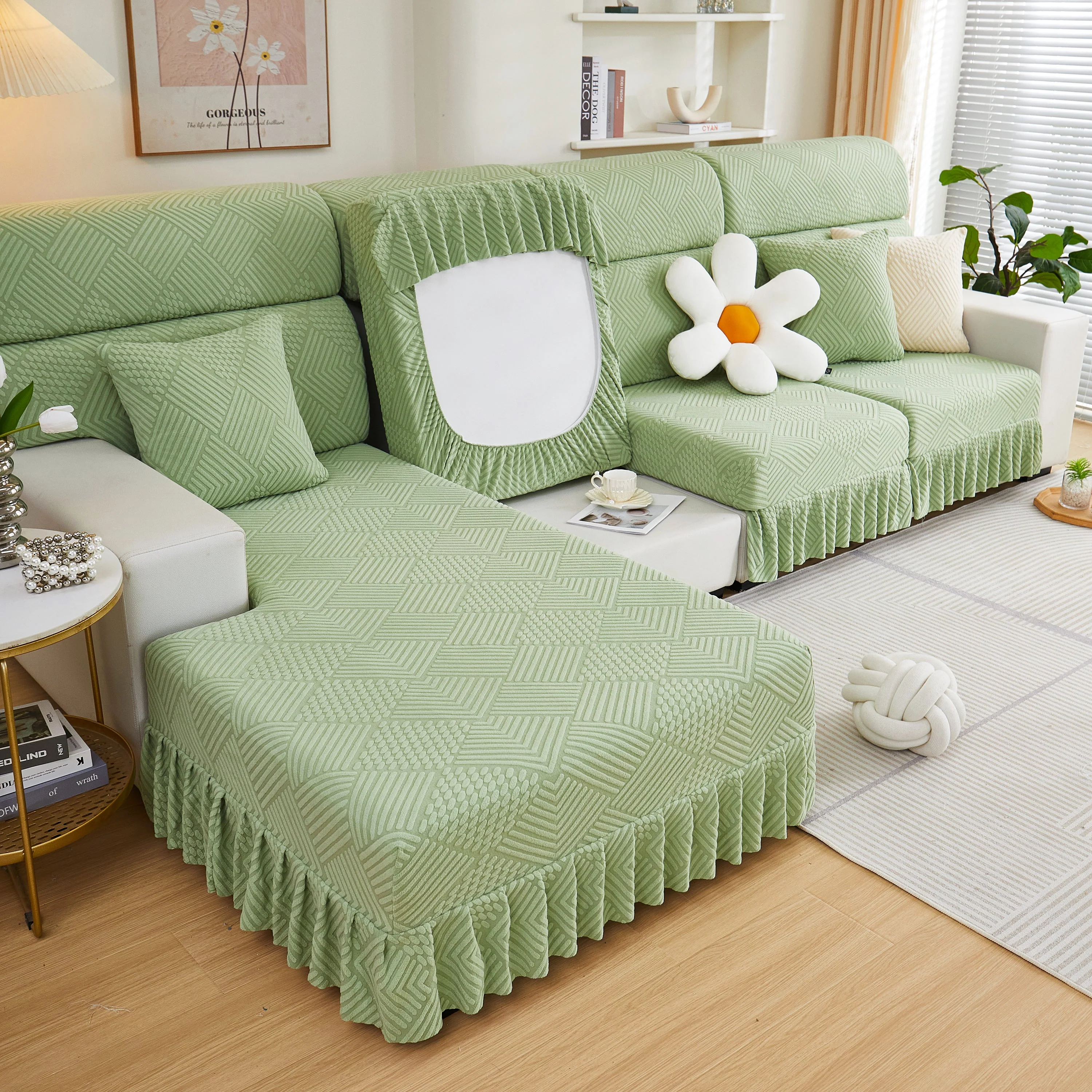 Stretch Sofa Covers for Couch Seats and Cushions, Suitable for 1/2/3/4/L Seater Sofas and Couches - Image 24