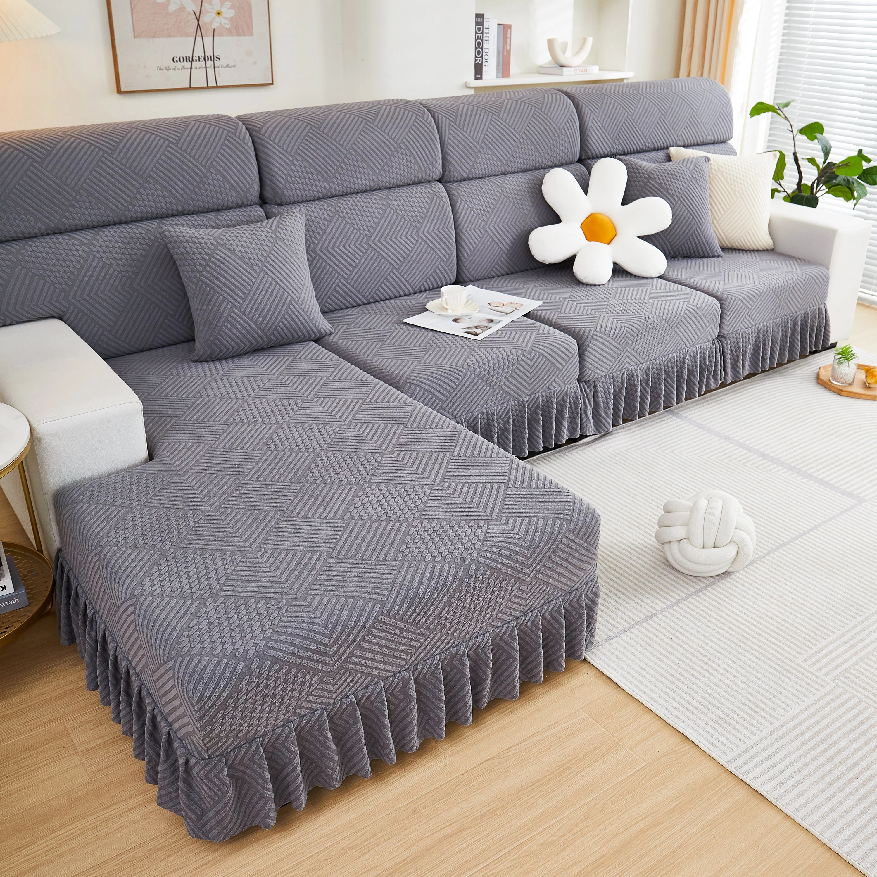 Stretch Sofa Covers for Couch Seats and Cushions, Suitable for 1/2/3/4/L Seater Sofas and Couches - Image 31