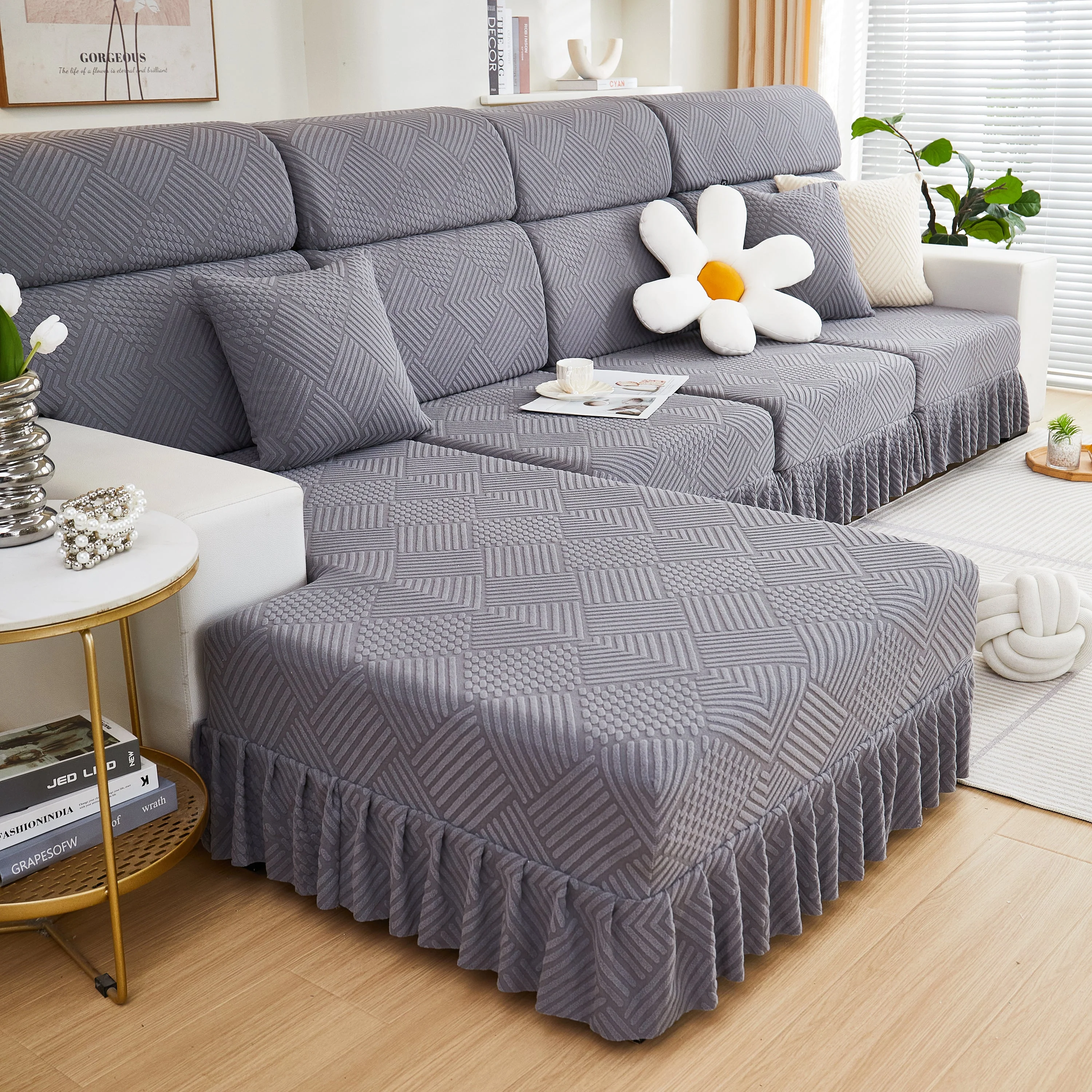 Stretch Sofa Covers for Couch Seats and Cushions, Suitable for 1/2/3/4/L Seater Sofas and Couches - Image 32