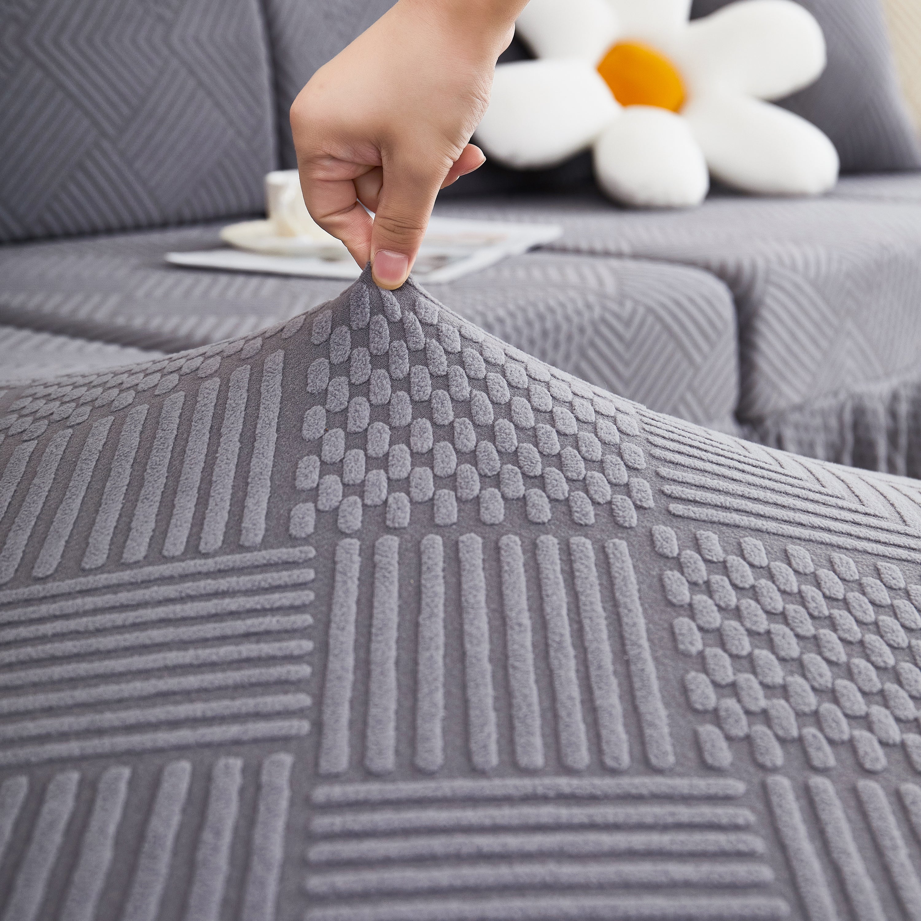 Stretch Sofa Covers for Couch Seats and Cushions, Suitable for 1/2/3/4/L Seater Sofas and Couches - Image 40