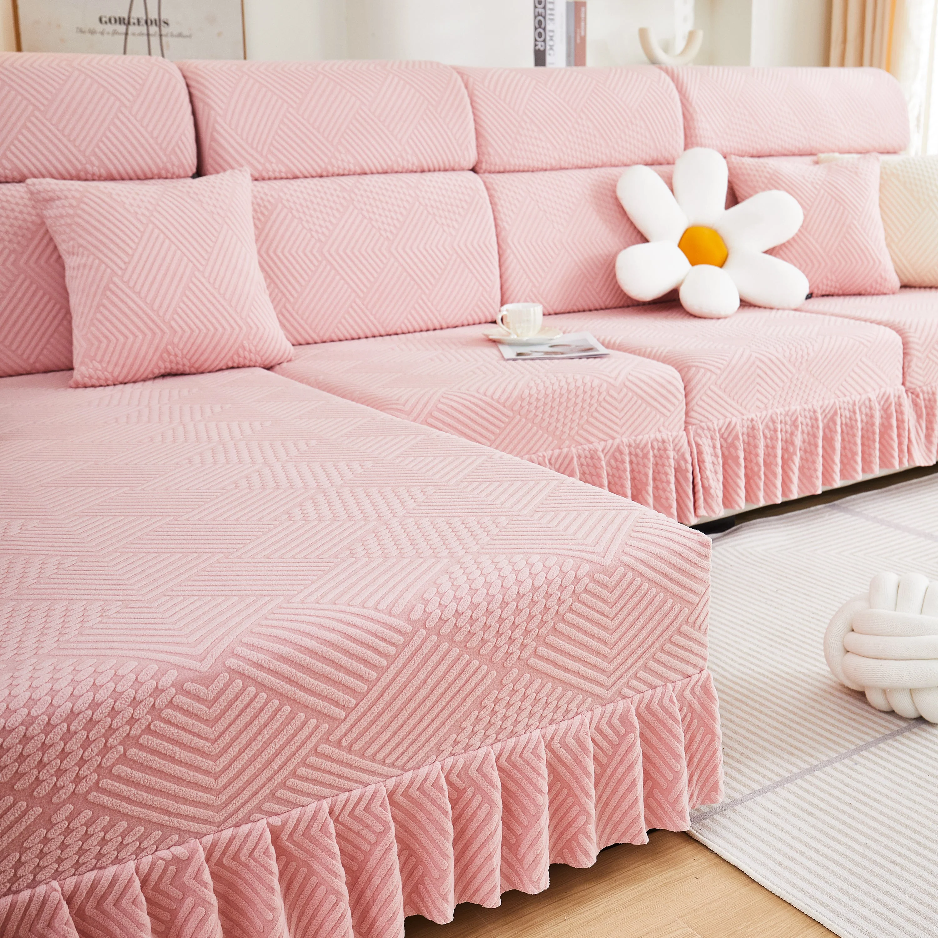 Stretch Sofa Covers for Couch Seats and Cushions, Suitable for 1/2/3/4/L Seater Sofas and Couches - Image 50