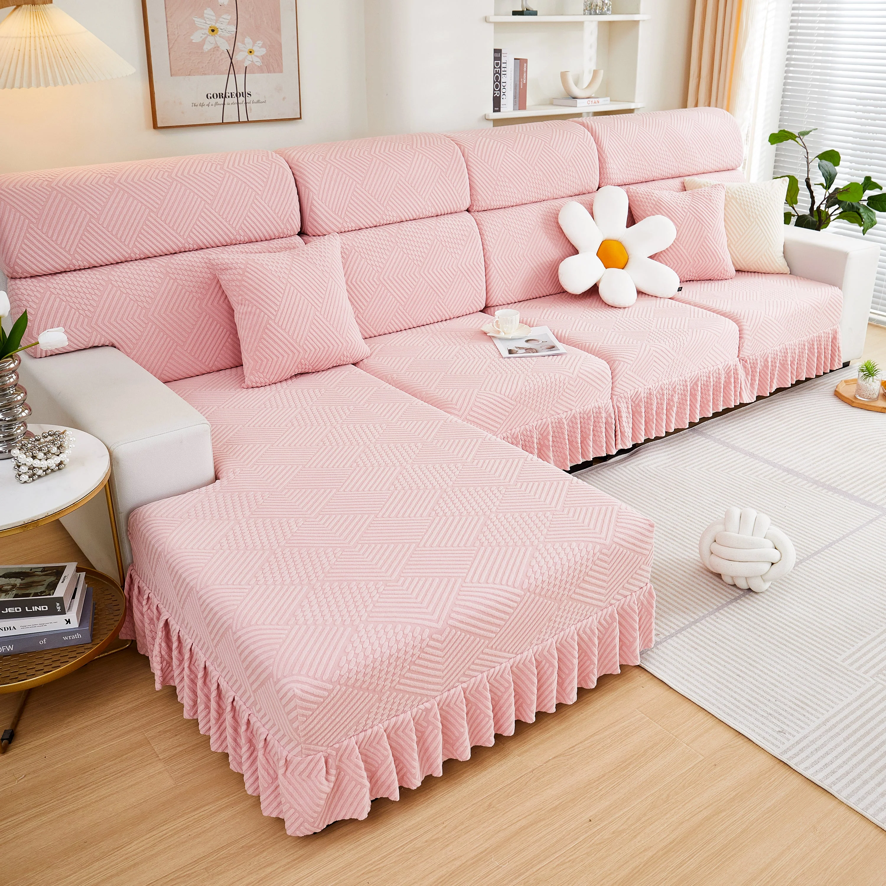 Stretch Sofa Covers for Couch Seats and Cushions, Suitable for 1/2/3/4/L Seater Sofas and Couches - Image 52