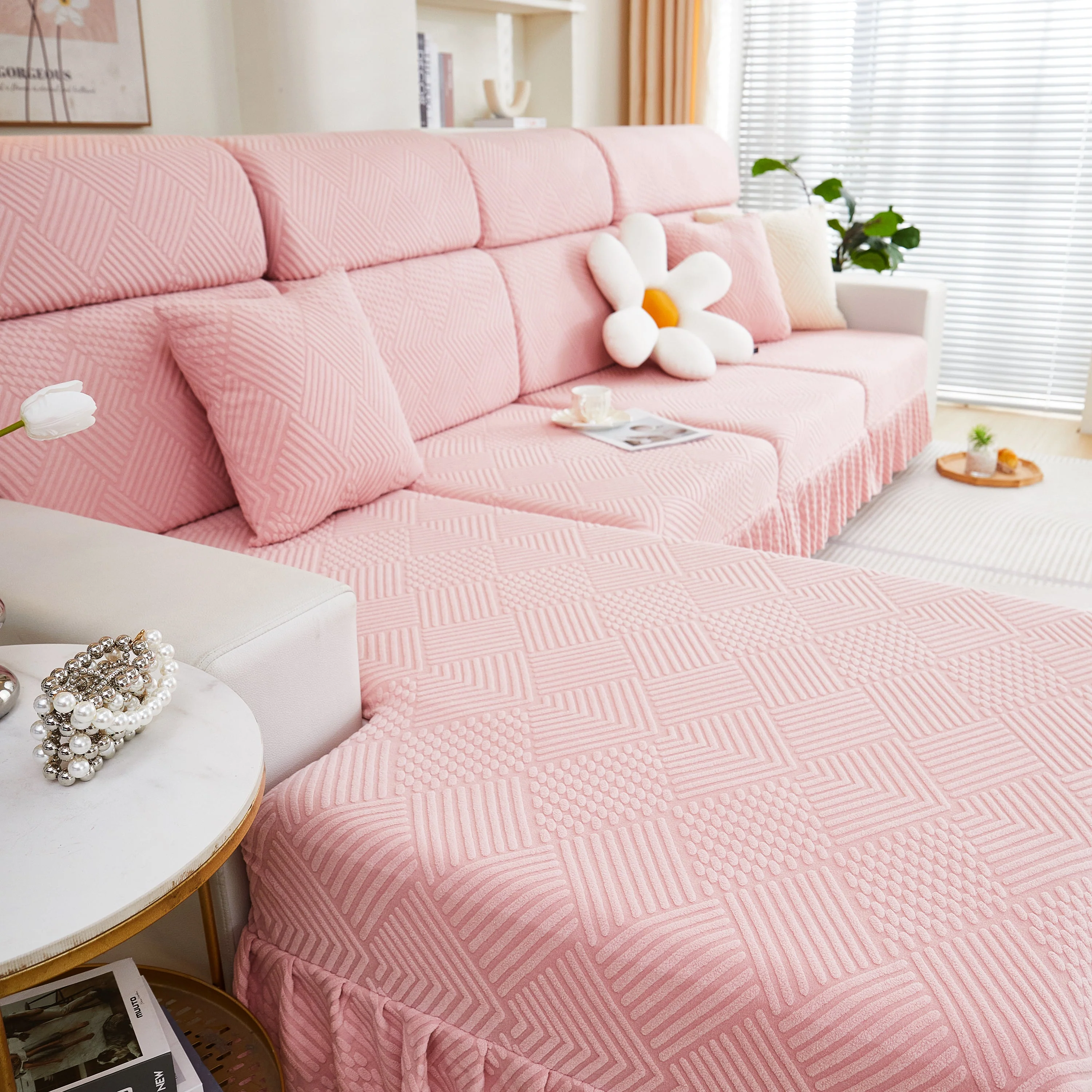Stretch Sofa Covers for Couch Seats and Cushions, Suitable for 1/2/3/4/L Seater Sofas and Couches - Image 56