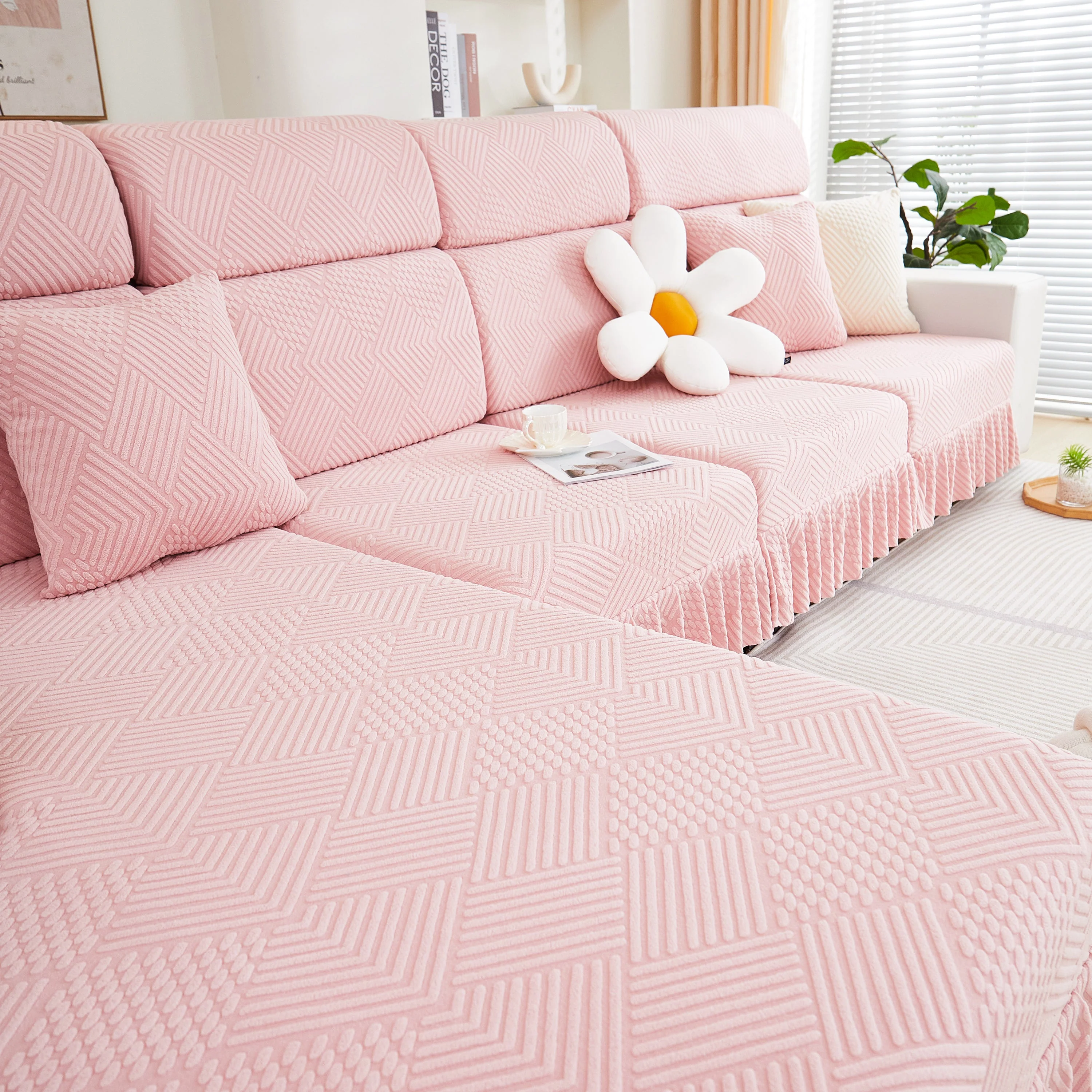 Stretch Sofa Covers for Couch Seats and Cushions, Suitable for 1/2/3/4/L Seater Sofas and Couches - Image 60