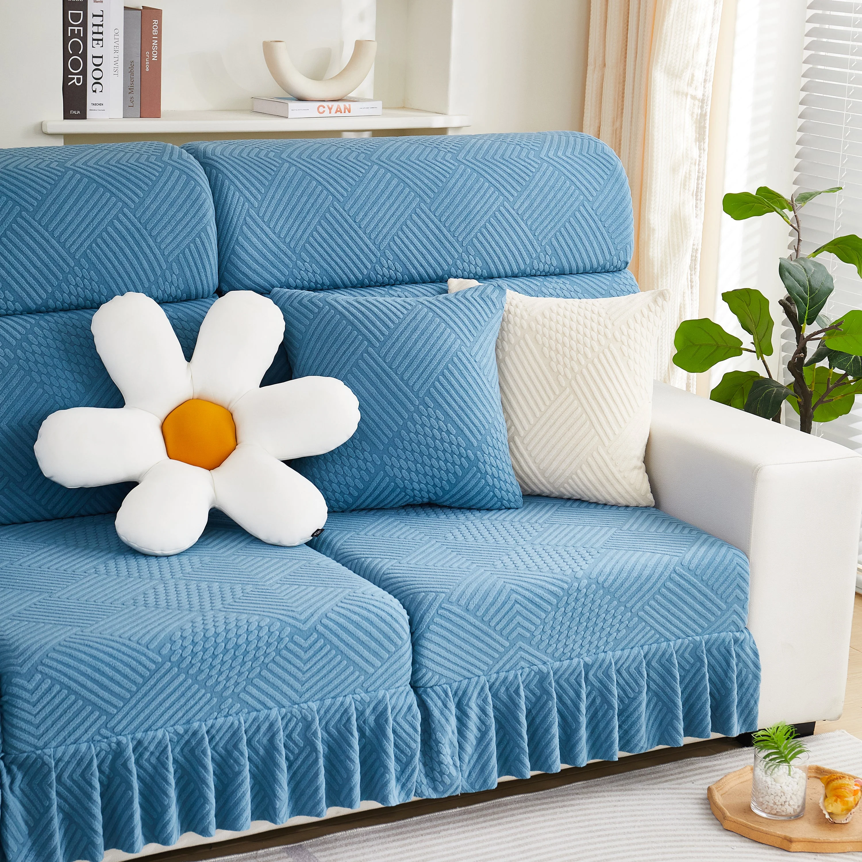 Stretch Sofa Covers for Couch Seats and Cushions, Suitable for 1/2/3/4/L Seater Sofas and Couches - Image 69