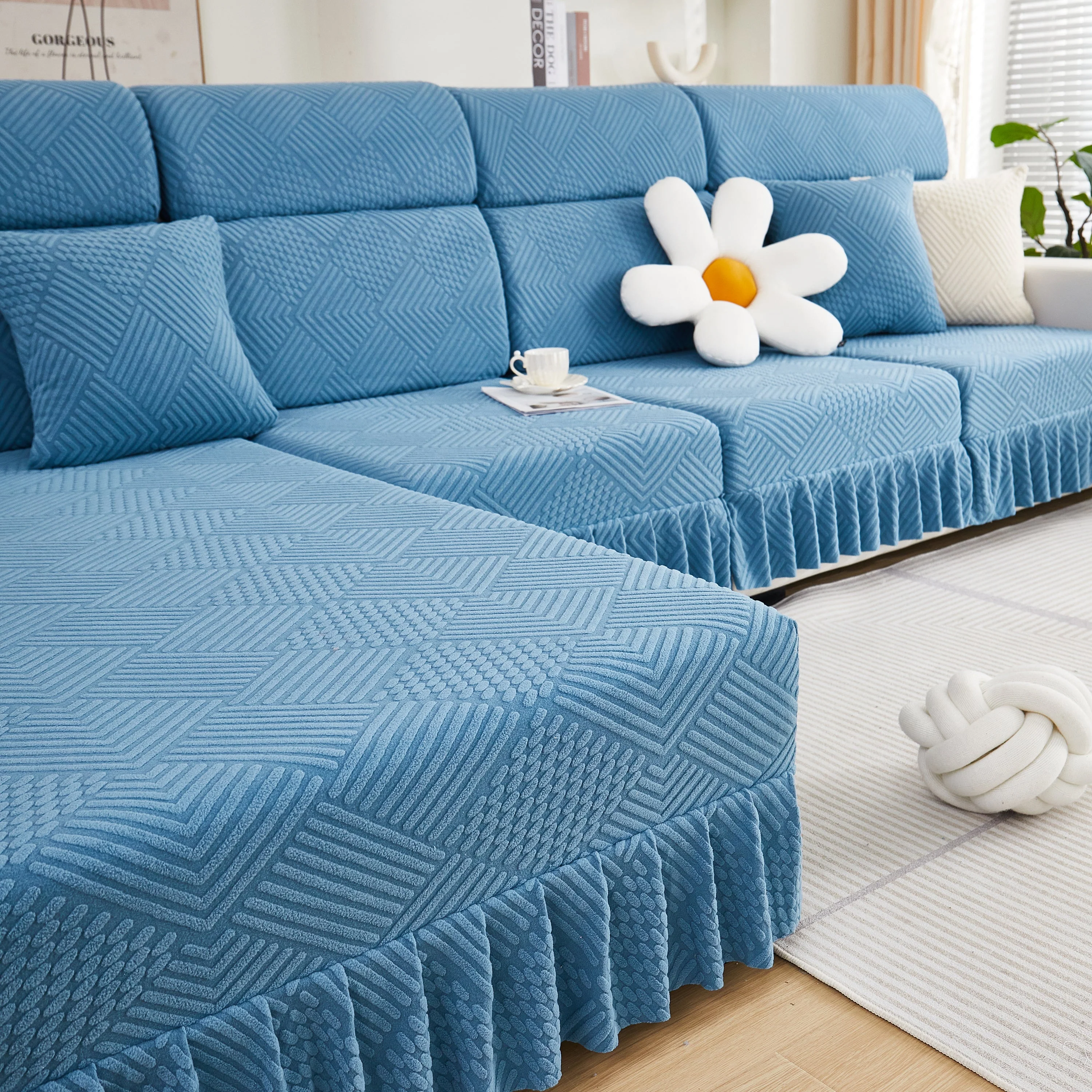 Stretch Sofa Covers for Couch Seats and Cushions, Suitable for 1/2/3/4/L Seater Sofas and Couches - Image 70