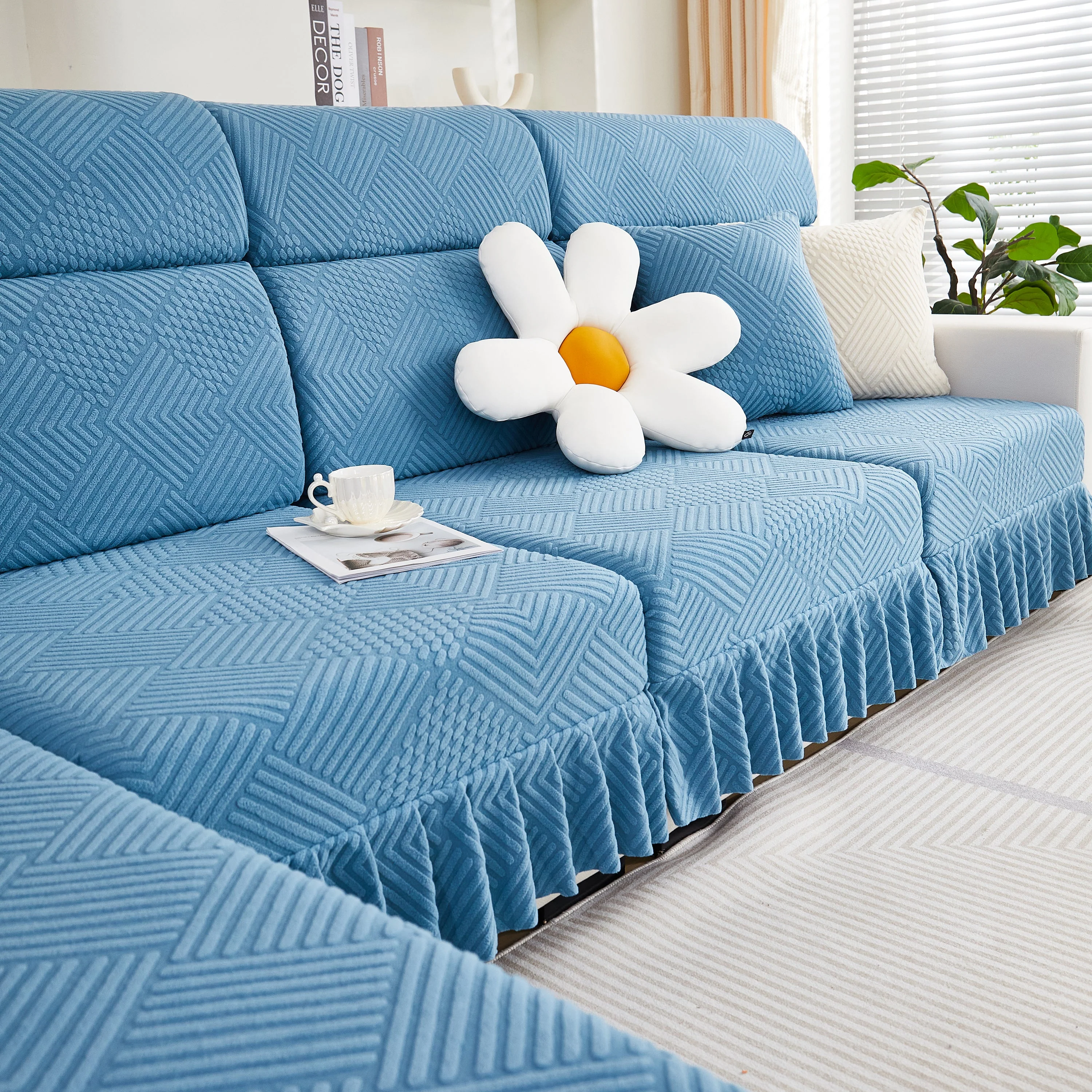 Stretch Sofa Covers for Couch Seats and Cushions, Suitable for 1/2/3/4/L Seater Sofas and Couches - Image 71