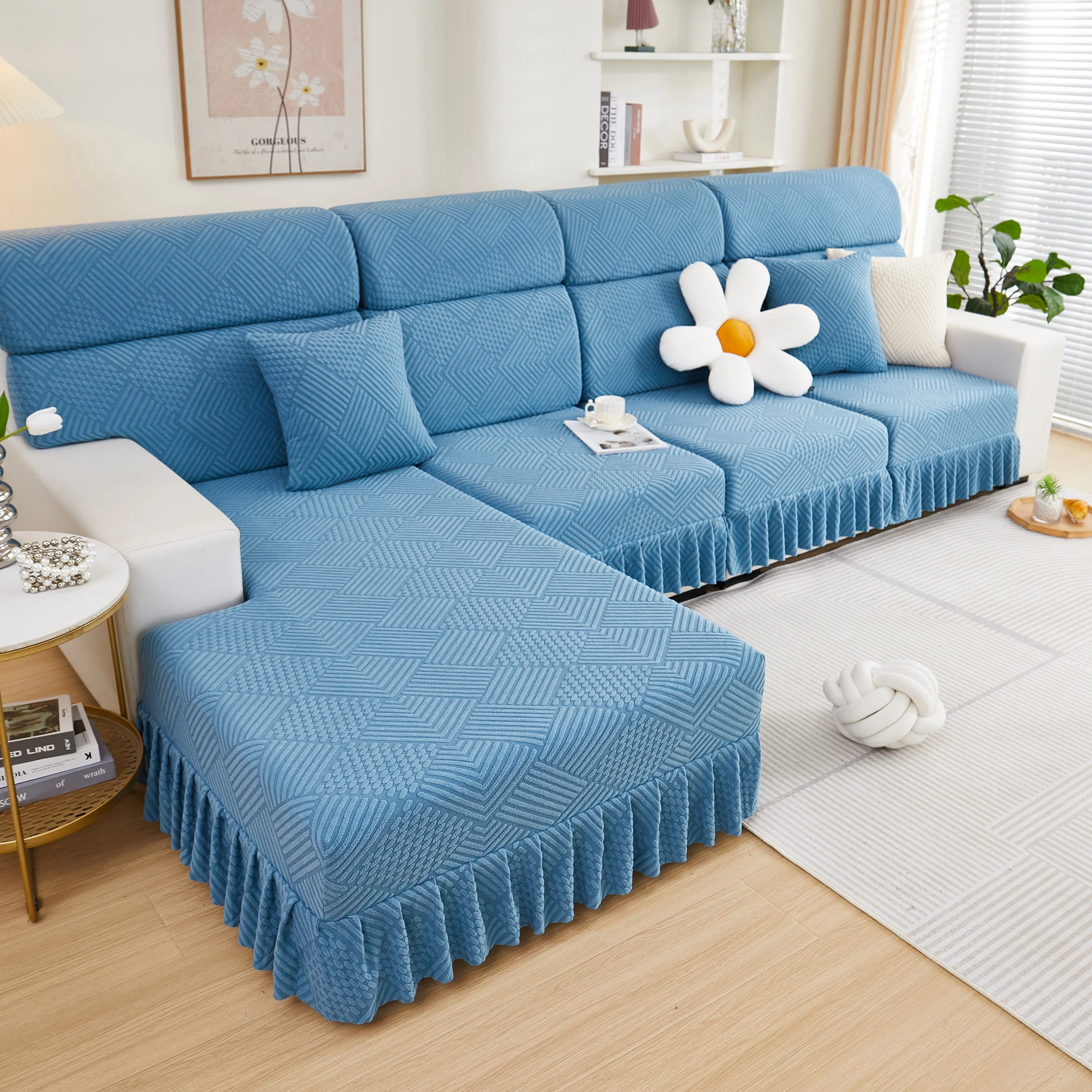 Stretch Sofa Covers for Couch Seats and Cushions, Suitable for 1/2/3/4/L Seater Sofas and Couches - Image 75