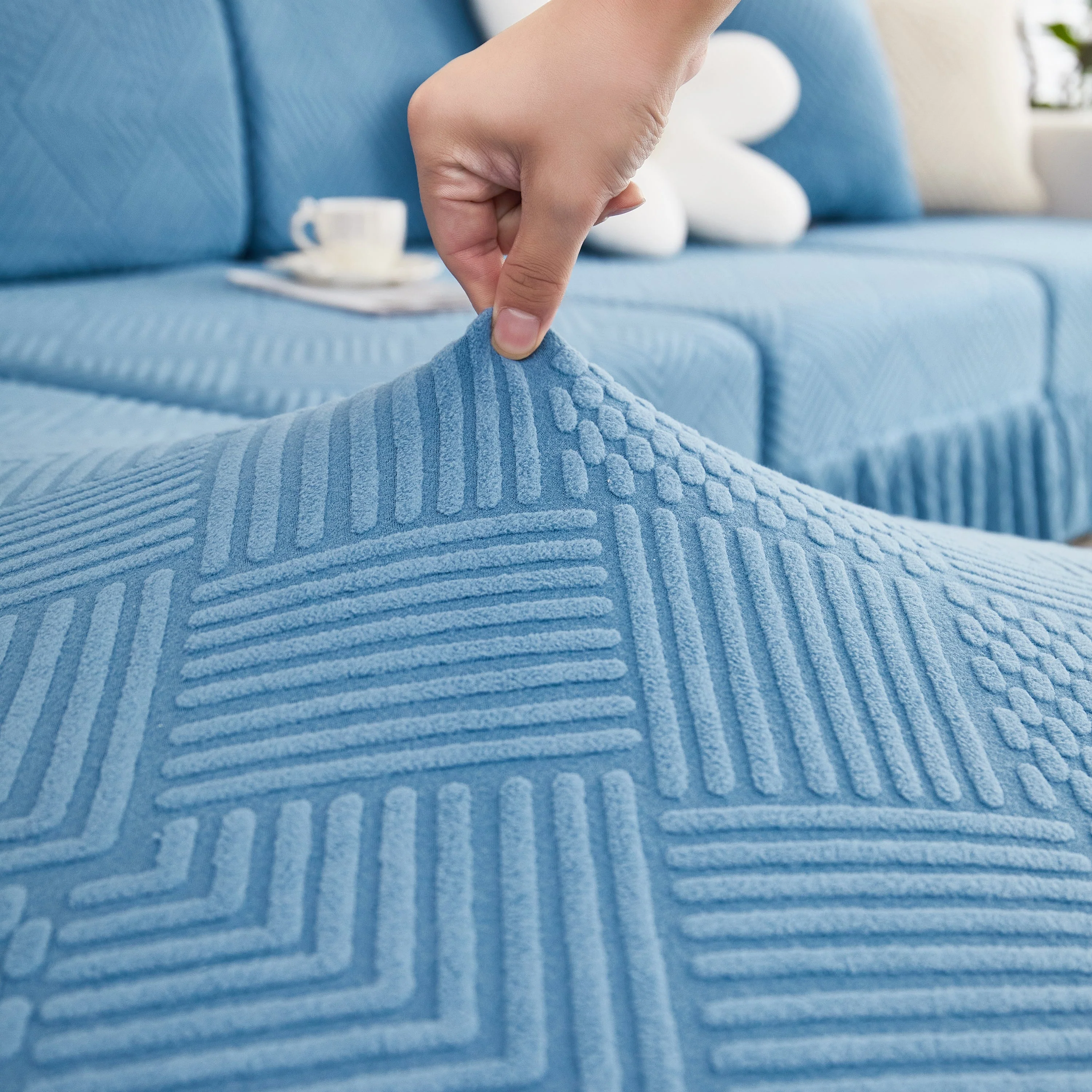 Stretch Sofa Covers for Couch Seats and Cushions, Suitable for 1/2/3/4/L Seater Sofas and Couches - Image 82