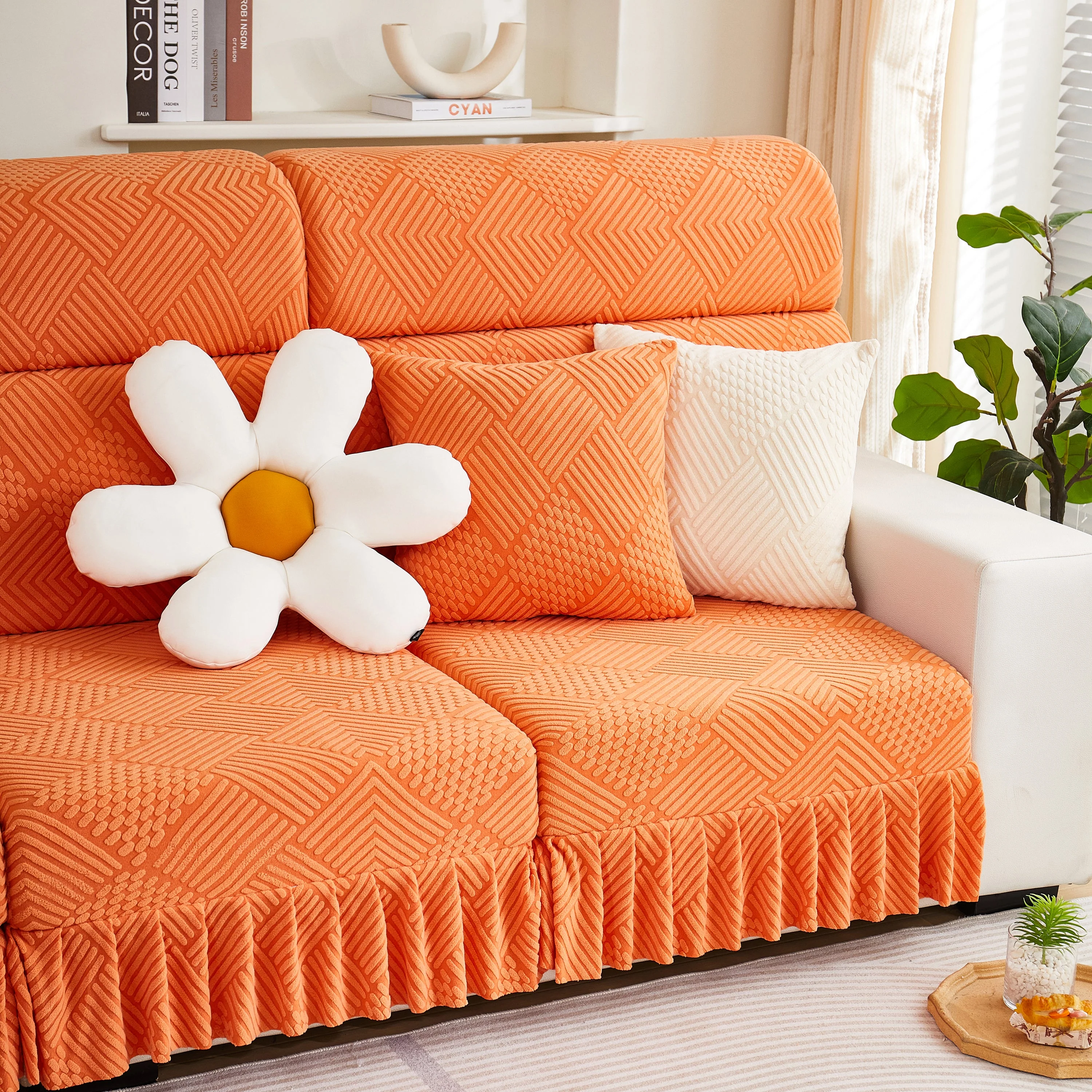 Stretch Sofa Covers for Couch Seats and Cushions, Suitable for 1/2/3/4/L Seater Sofas and Couches - Image 90