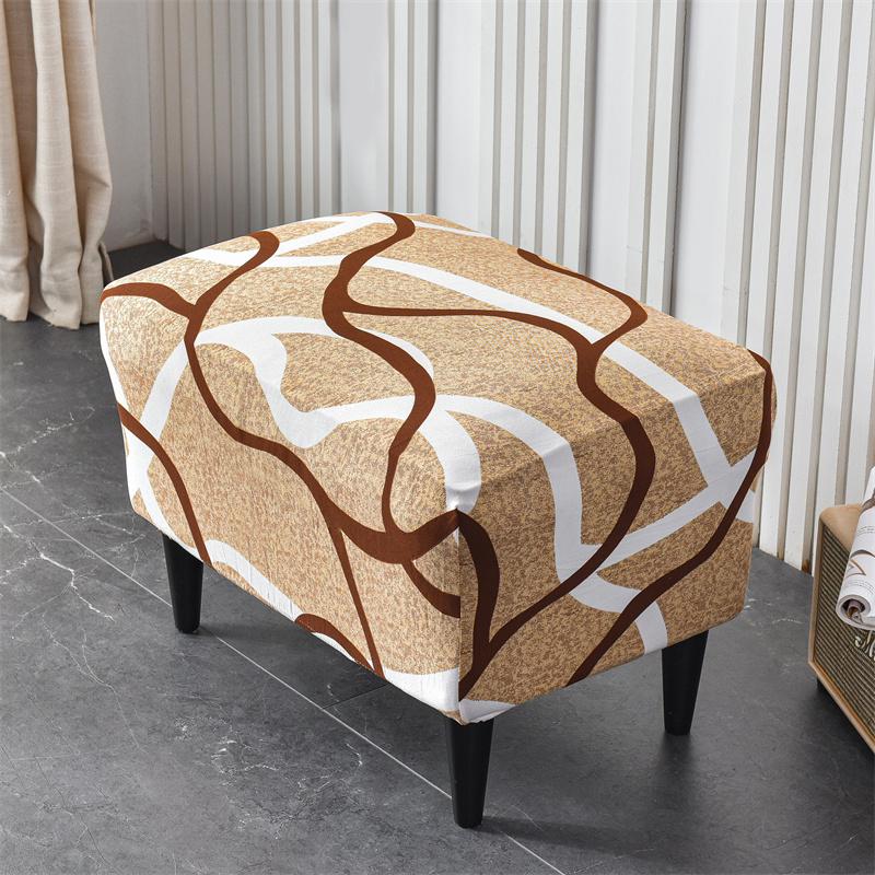 Stretch Spandex Nordic Floral Removable Wing Chair Cover, Relaxing Seat Covers Slipcovers for Armchairs - Image 26
