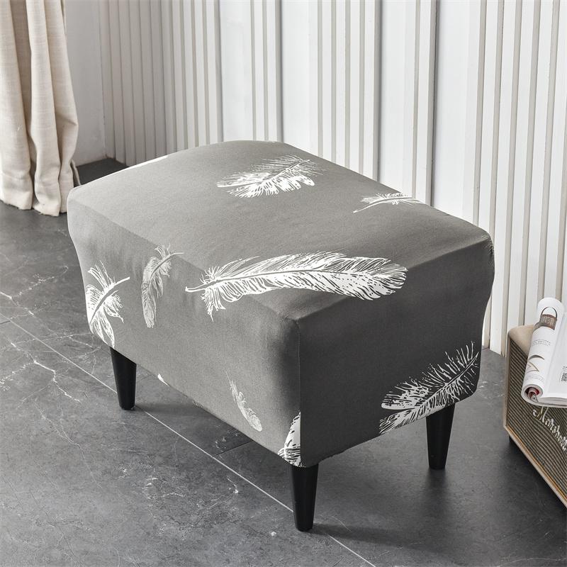 Stretch Spandex Nordic Floral Removable Wing Chair Cover, Relaxing Seat Covers Slipcovers for Armchairs - Image 31