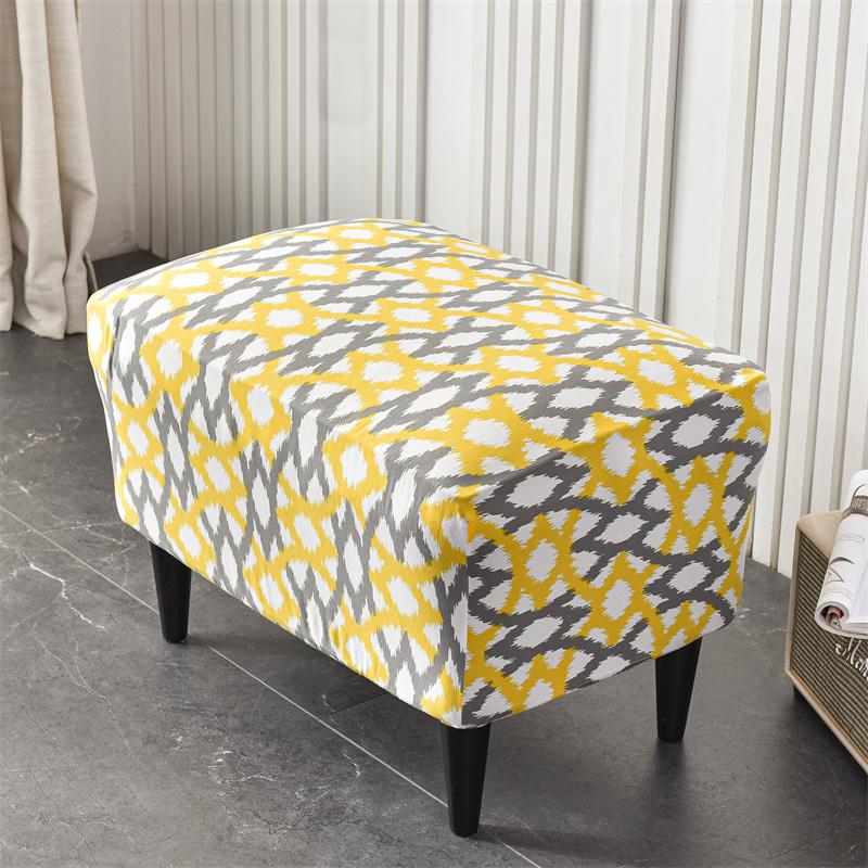 Stretch Spandex Nordic Floral Removable Wing Chair Cover, Relaxing Seat Covers Slipcovers for Armchairs - Image 32