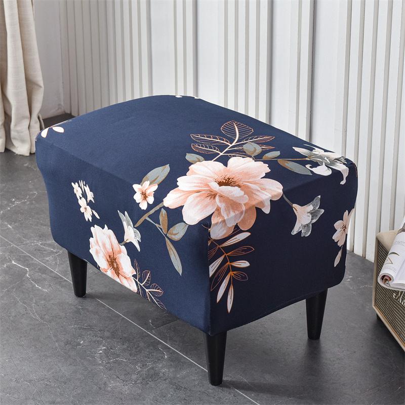 Stretch Spandex Nordic Floral Removable Wing Chair Cover, Relaxing Seat Covers Slipcovers for Armchairs - Image 63
