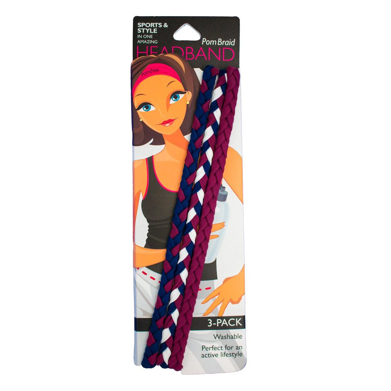 Stretchy Braid and Knotted Headbands | Yoga Workout Headband Packs and Singles - Image 19