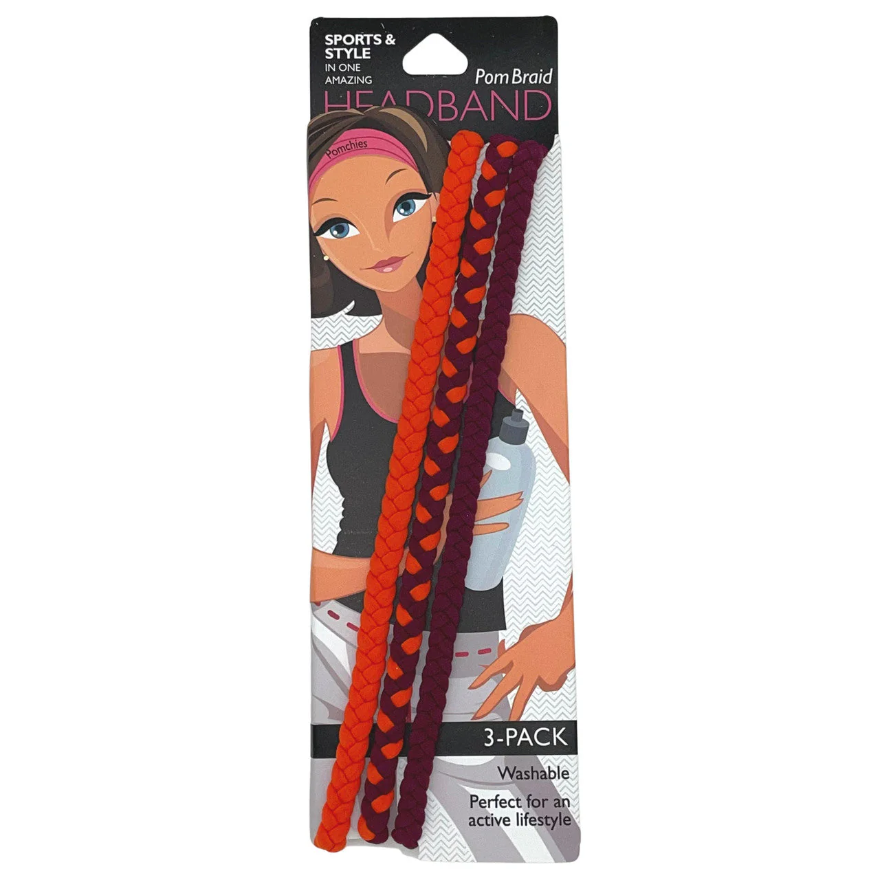 Stretchy Braid and Knotted Headbands | Yoga Workout Headband Packs and Singles - Image 54