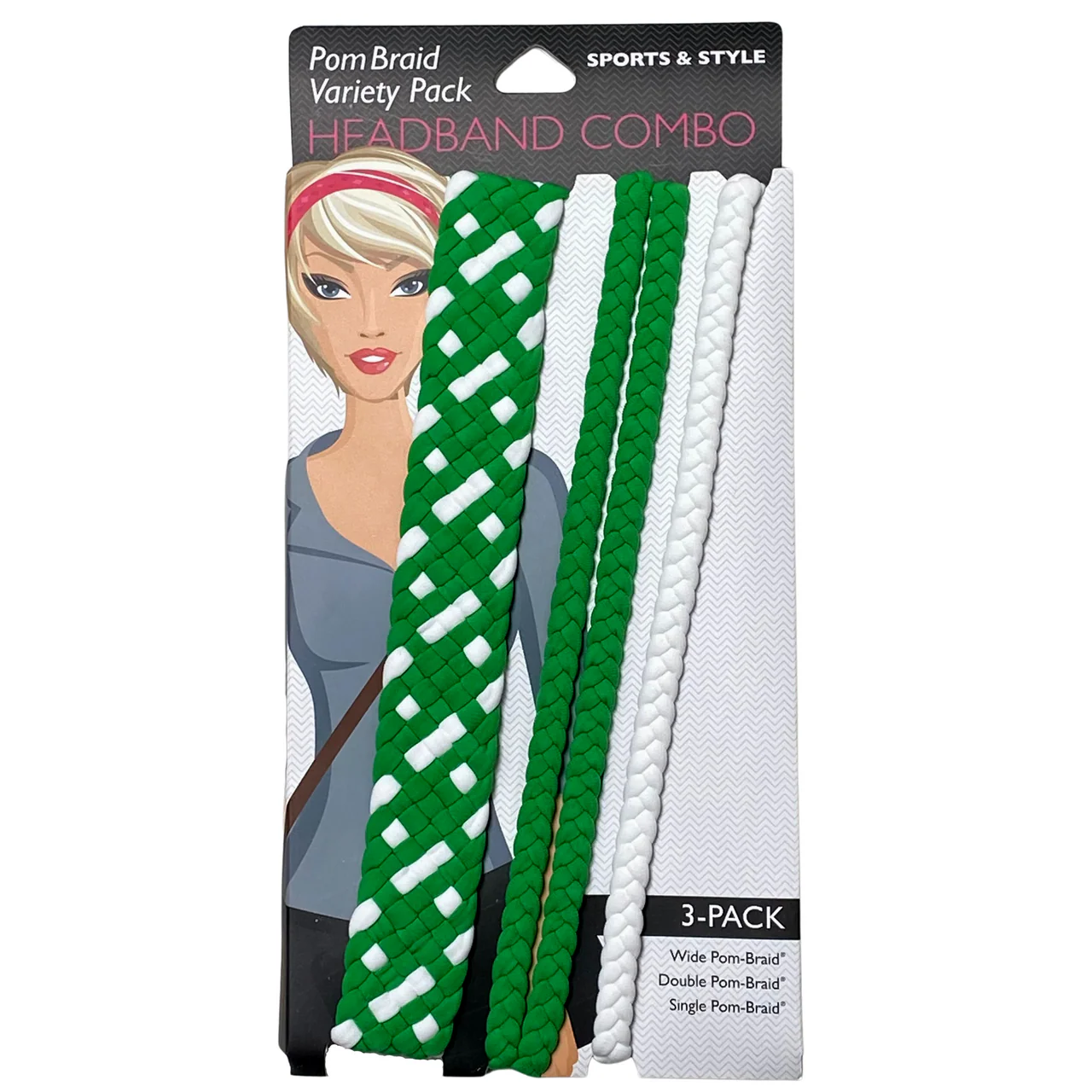 Stretchy Braid and Knotted Headbands | Yoga Workout Headband Packs and Singles - Image 55