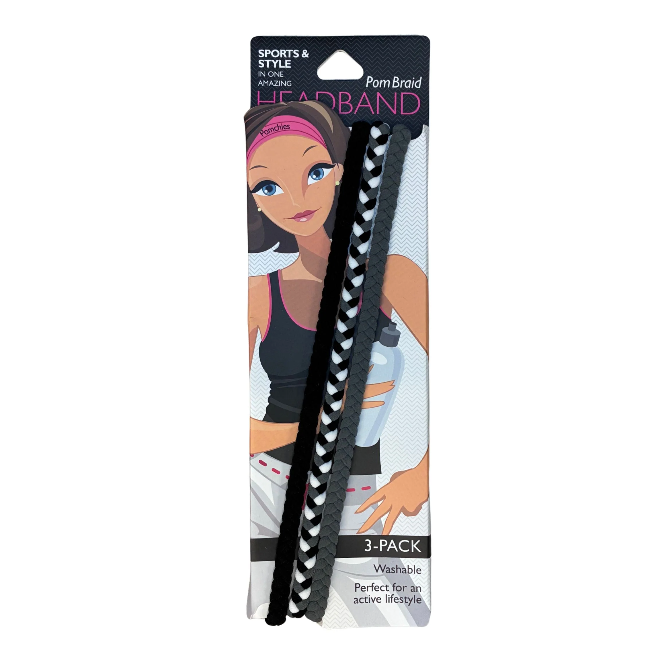 Stretchy Braid and Knotted Headbands | Yoga Workout Headband Packs and Singles - Image 67