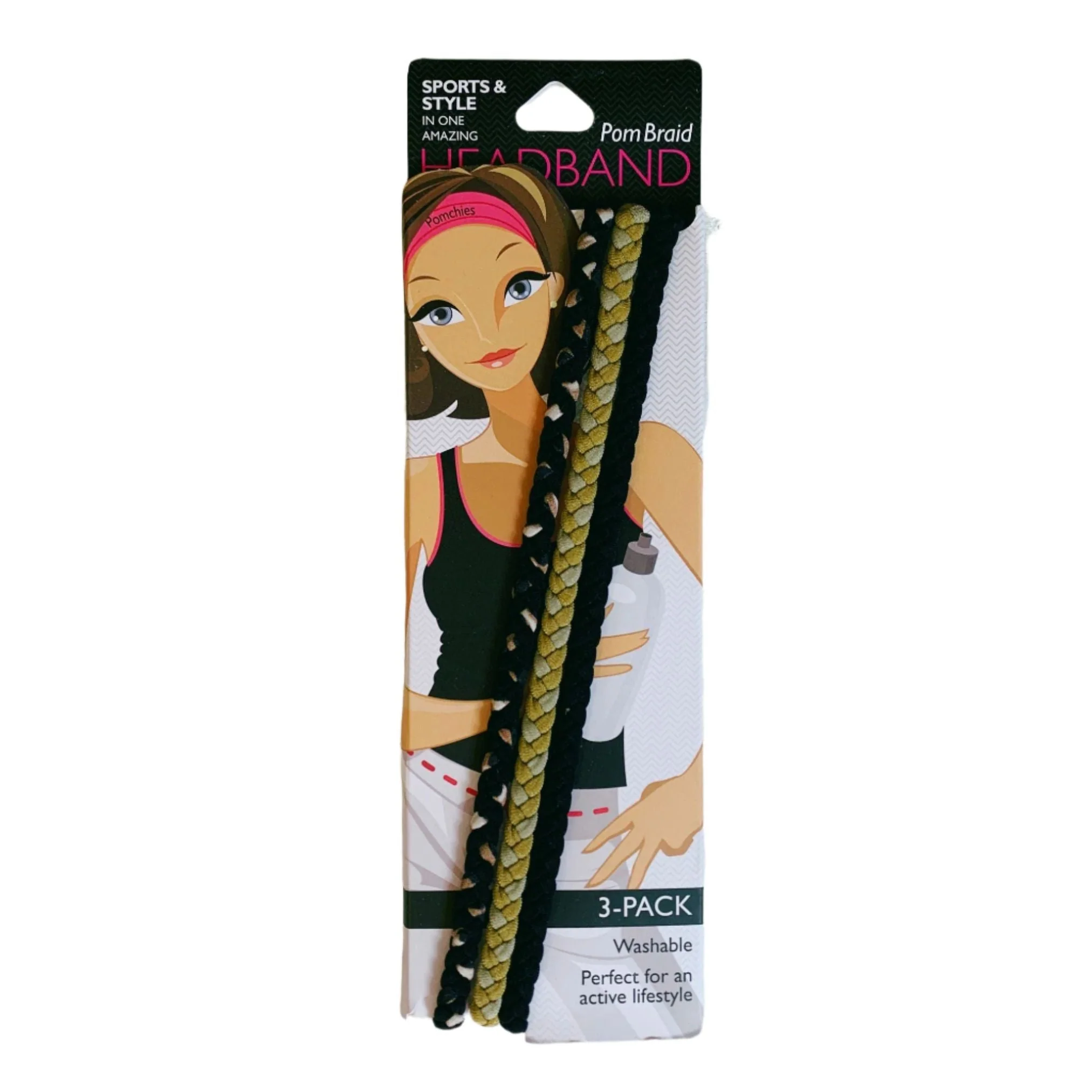 Stretchy Braid and Knotted Headbands | Yoga Workout Headband Packs and Singles - Image 7