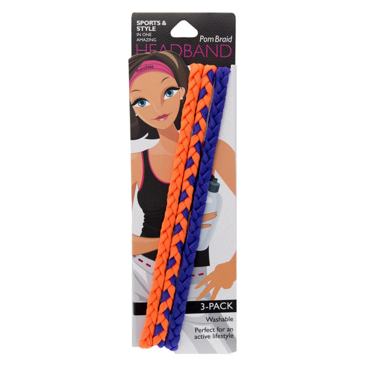 Stretchy Braid and Knotted Headbands | Yoga Workout Headband Packs and Singles - Image 9