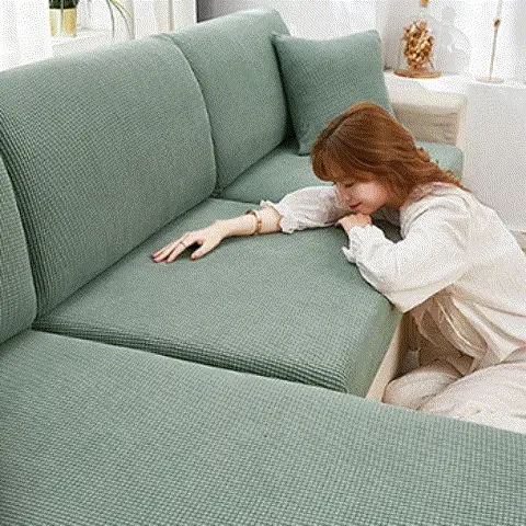 Stretchy, Washable, and Removable Slipcovers for Jacquard Sofa, Chair, and Seat Cushions. Available for 1/2/3/4 Seats - Image 18