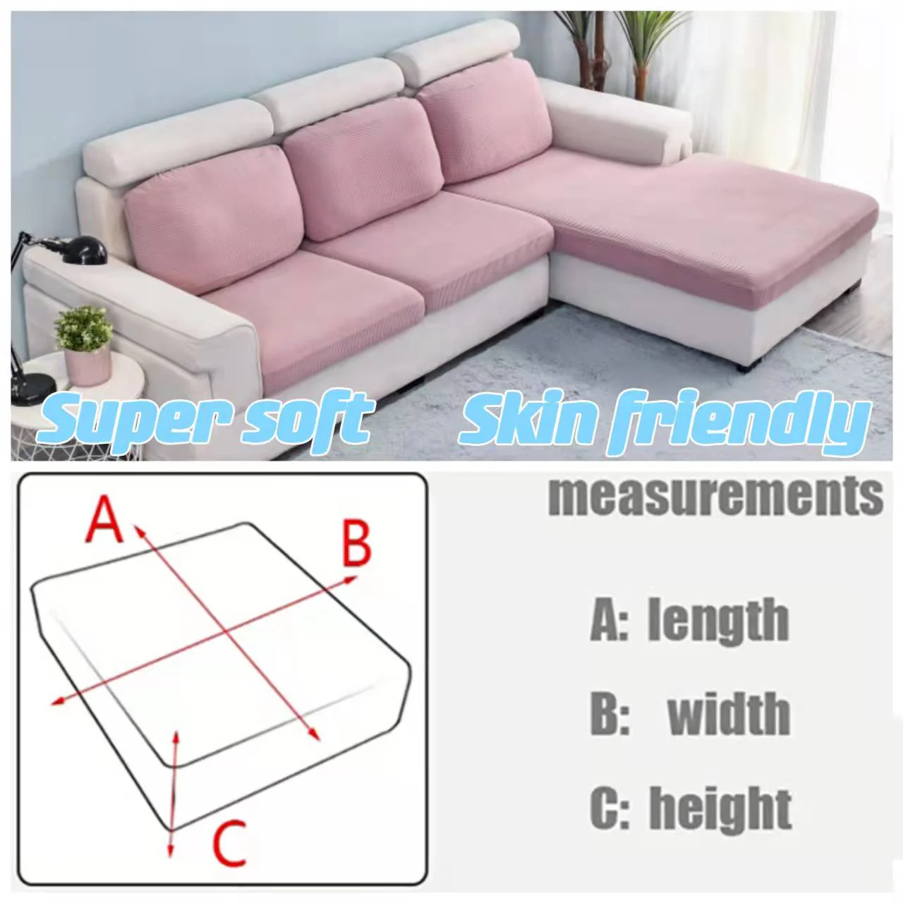 Stretchy, Washable, and Removable Slipcovers for Jacquard Sofa, Chair, and Seat Cushions. Available for 1/2/3/4 Seats - Image 8