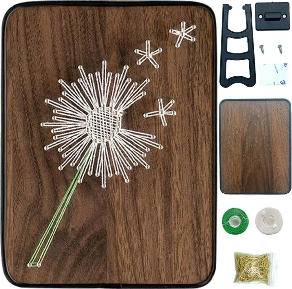String Art DIY Kit - Dandelion. Wizardi Craft Kit F07-M12-3-DHBC18330 - Image 2