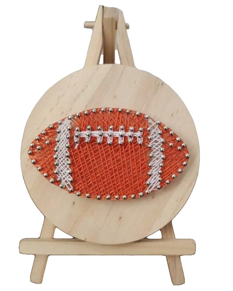 String Art DIY Kit with Stand - Football. Wizardi Craft Kit F07-M12-1-DHAA28284 - Image 2