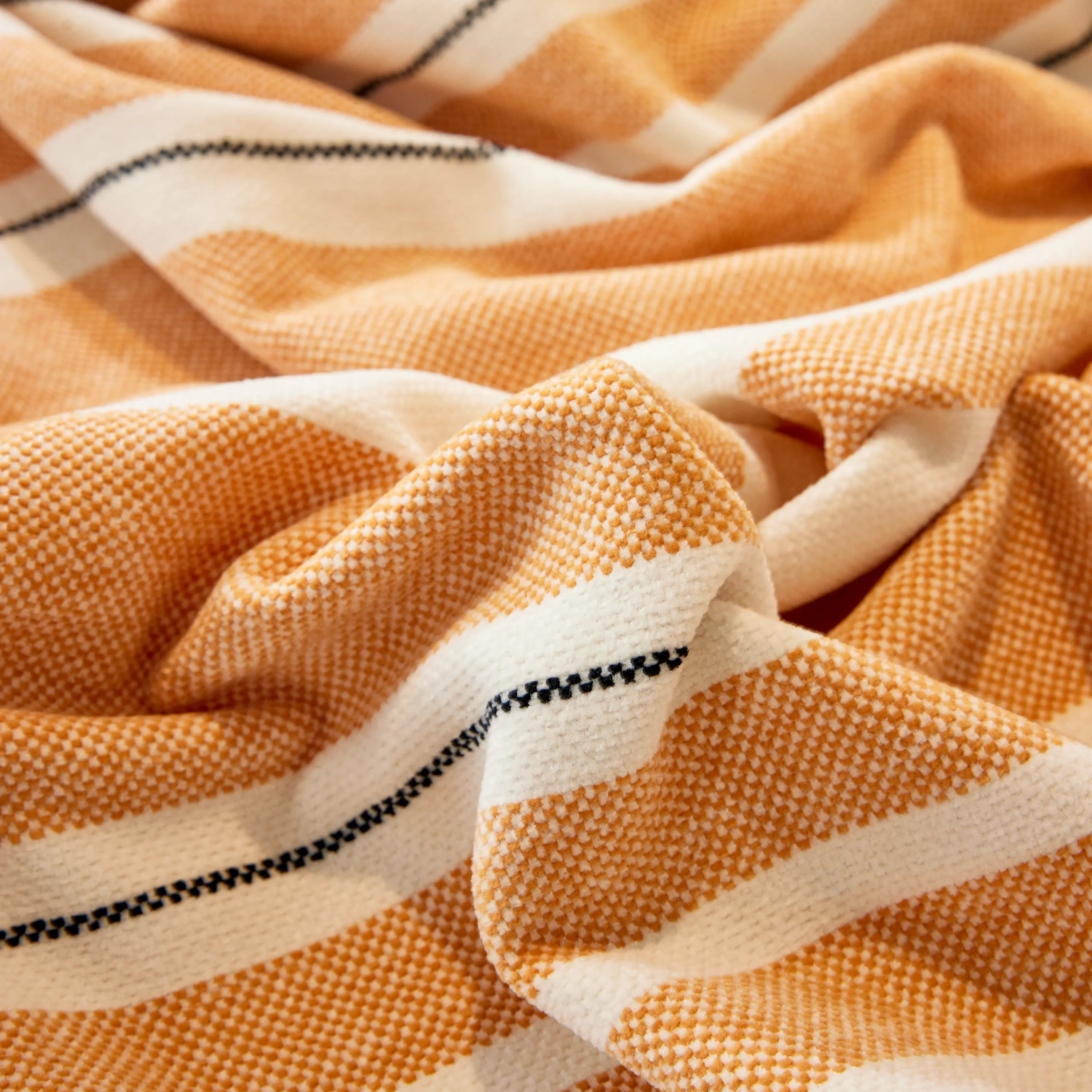 Striped Chenille Sofa Slipcover Throw, Soft Thick Washable Couch Cover Blanket - Image 64