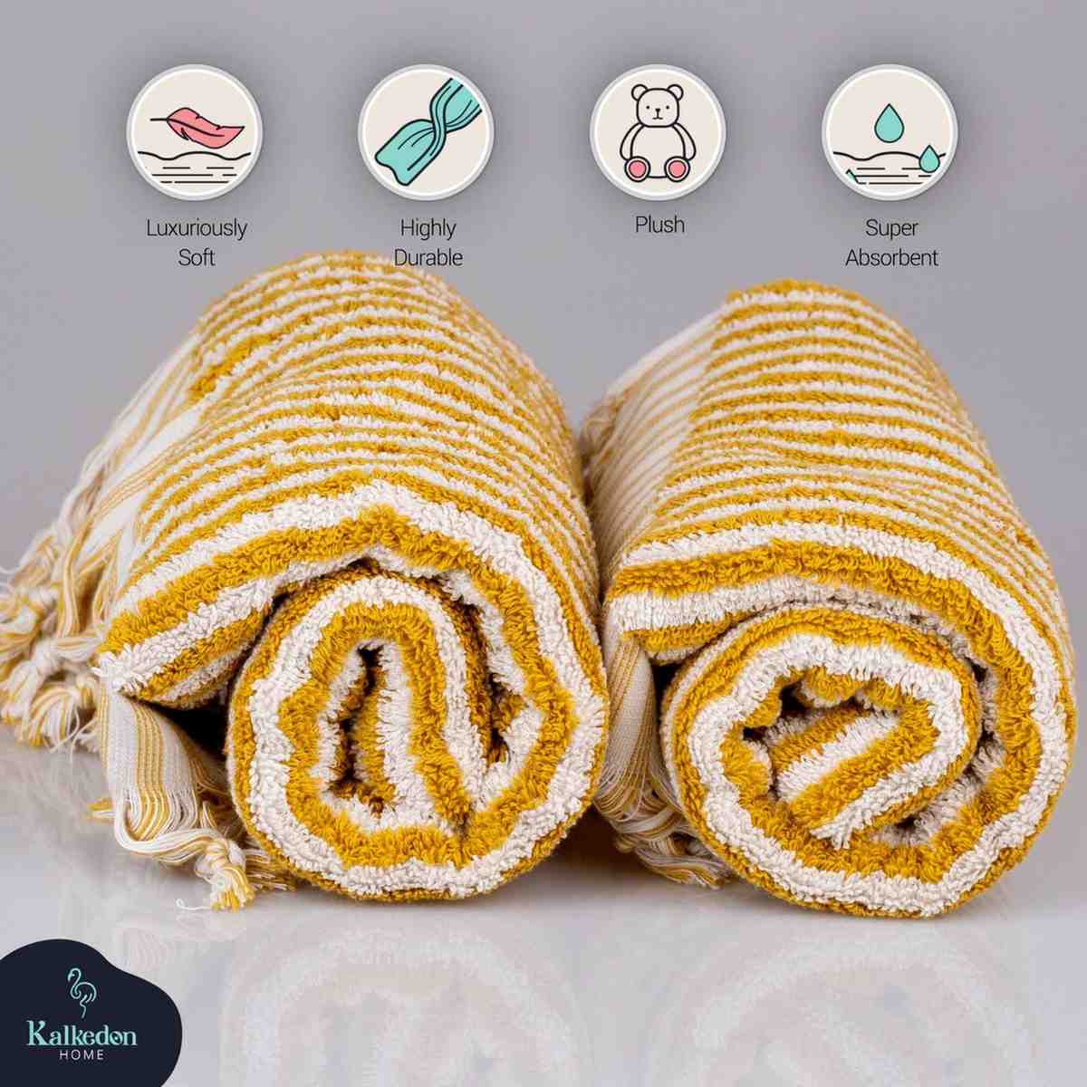 Striped Hand Towel - Image 2