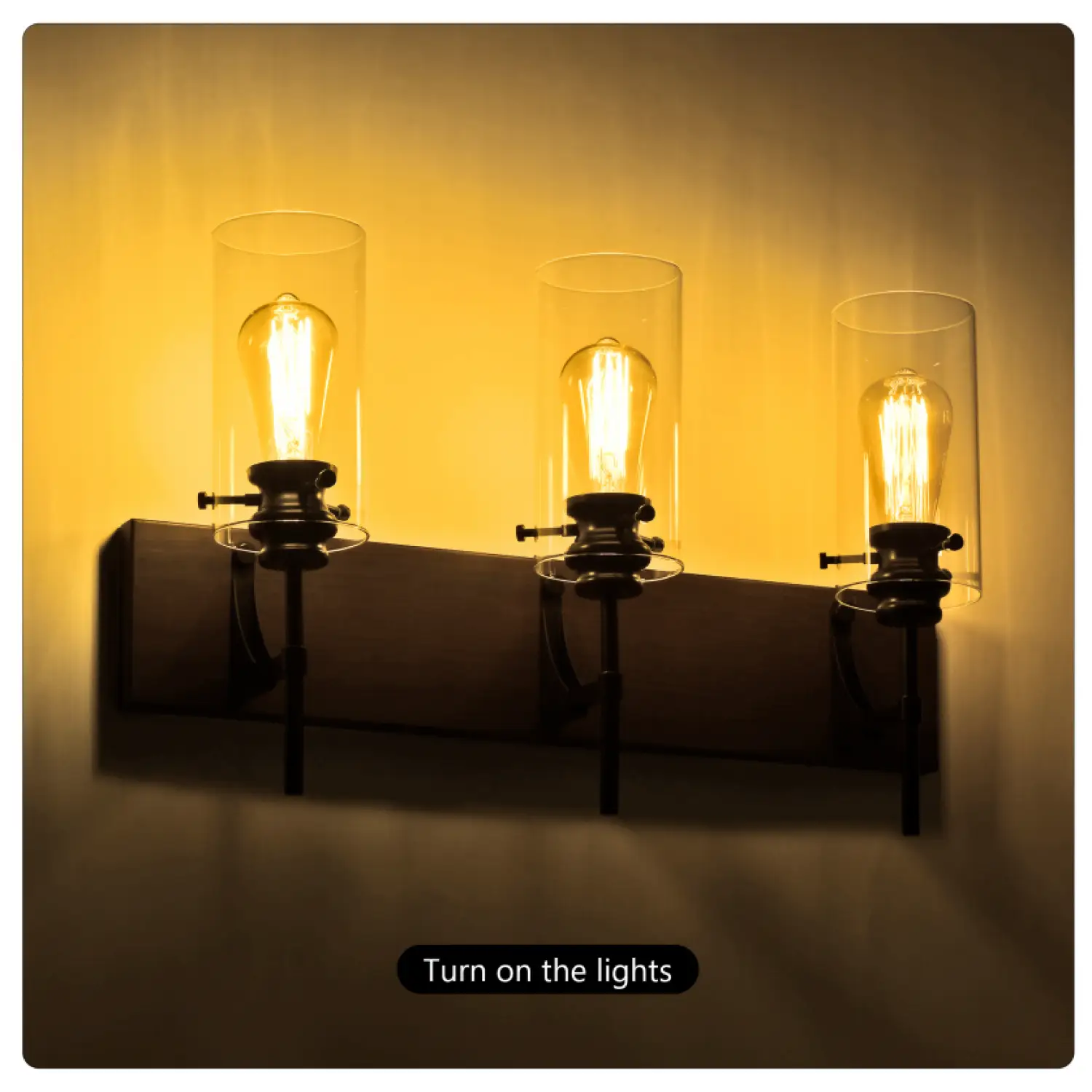 Stylish Wall Light Living Room with Elegant Black and Wood Finish - Image 11