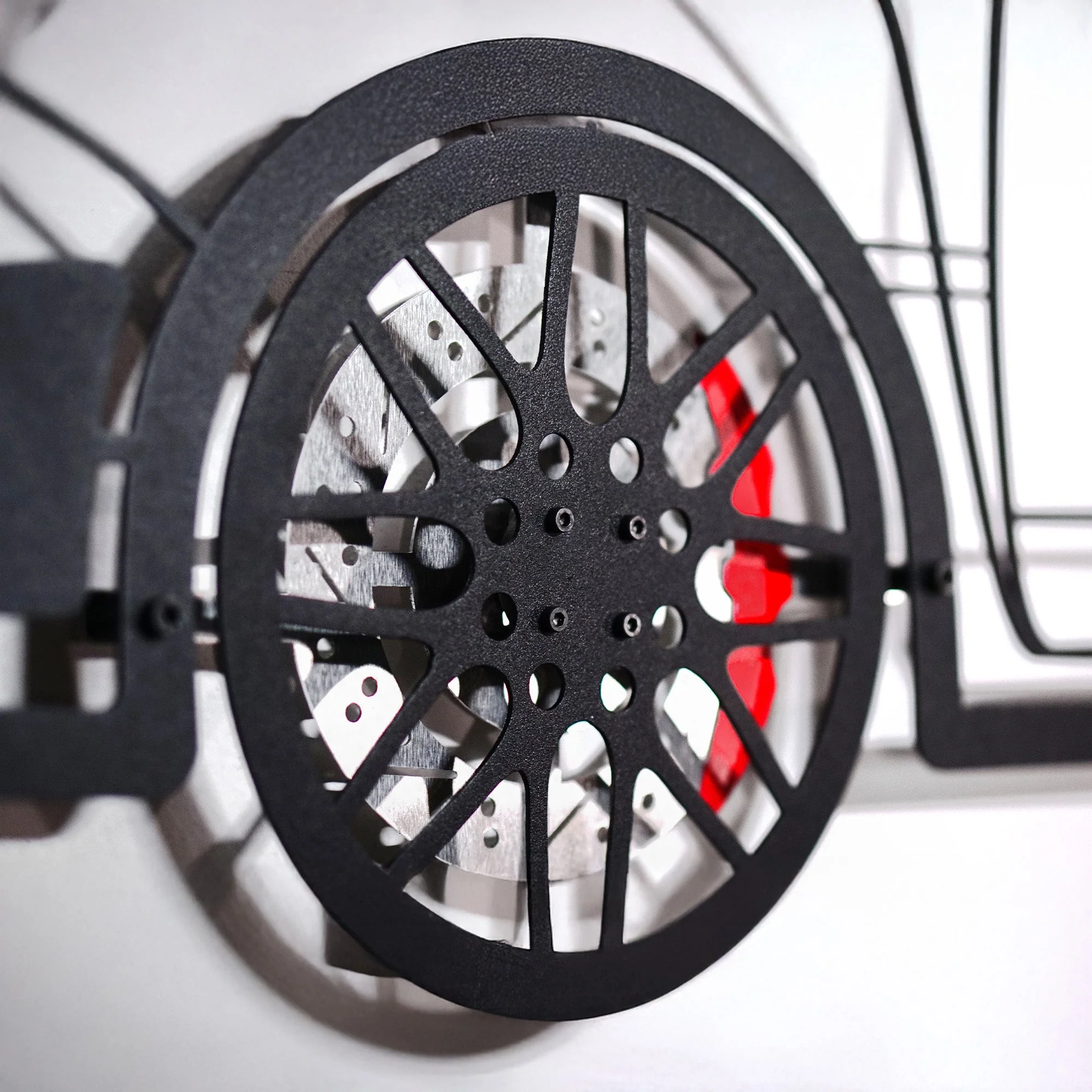 Subaru Impreza Wall Art – Rally Legend Steel Silhouette with Spinning Wheels-KAFMEKA042 - Image 3