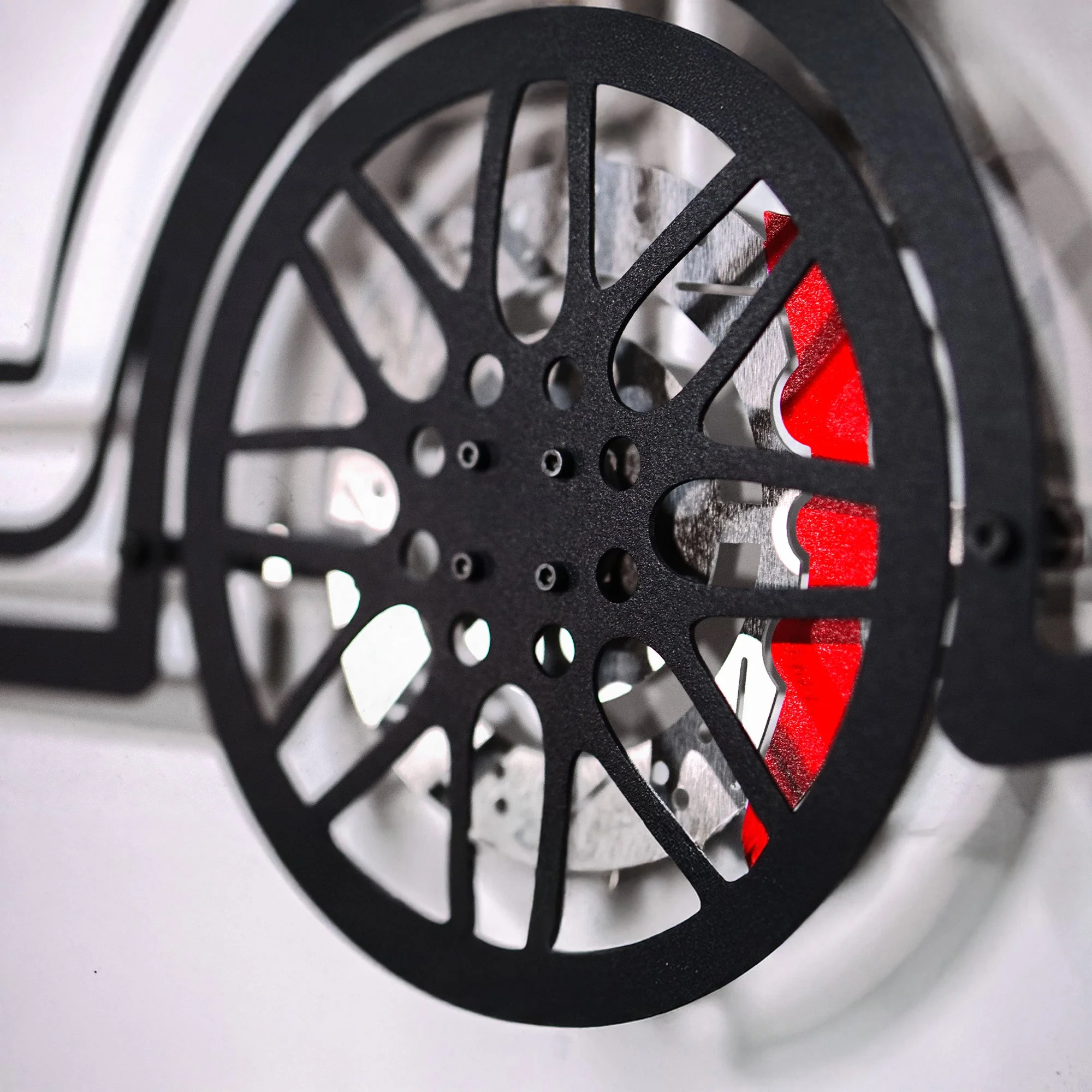 Subaru Impreza Wall Art – Rally Legend Steel Silhouette with Spinning Wheels-KAFMEKA042 - Image 4