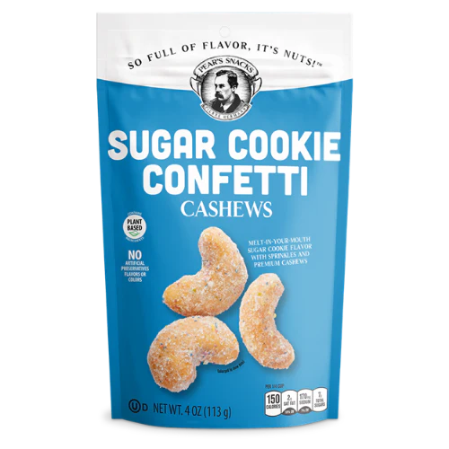 Sugar Cookie Confetti Cashews | Pack of 6 | 4 oz | Brenmar - Image 2