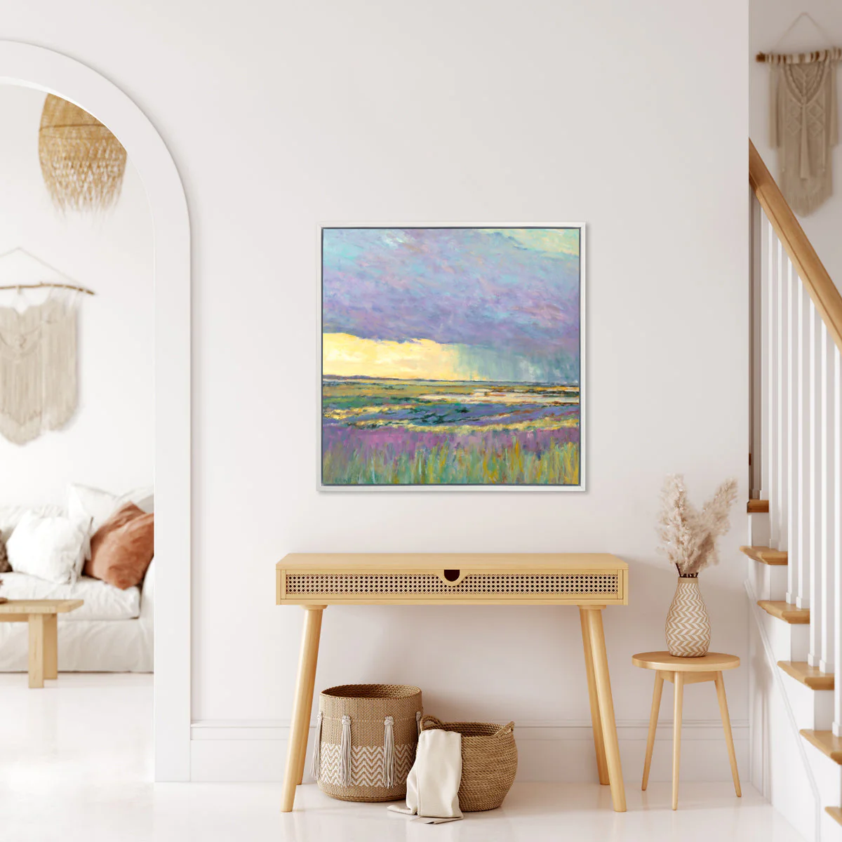 Summer by the Shore - Open Edition Canvas Print - Image 2