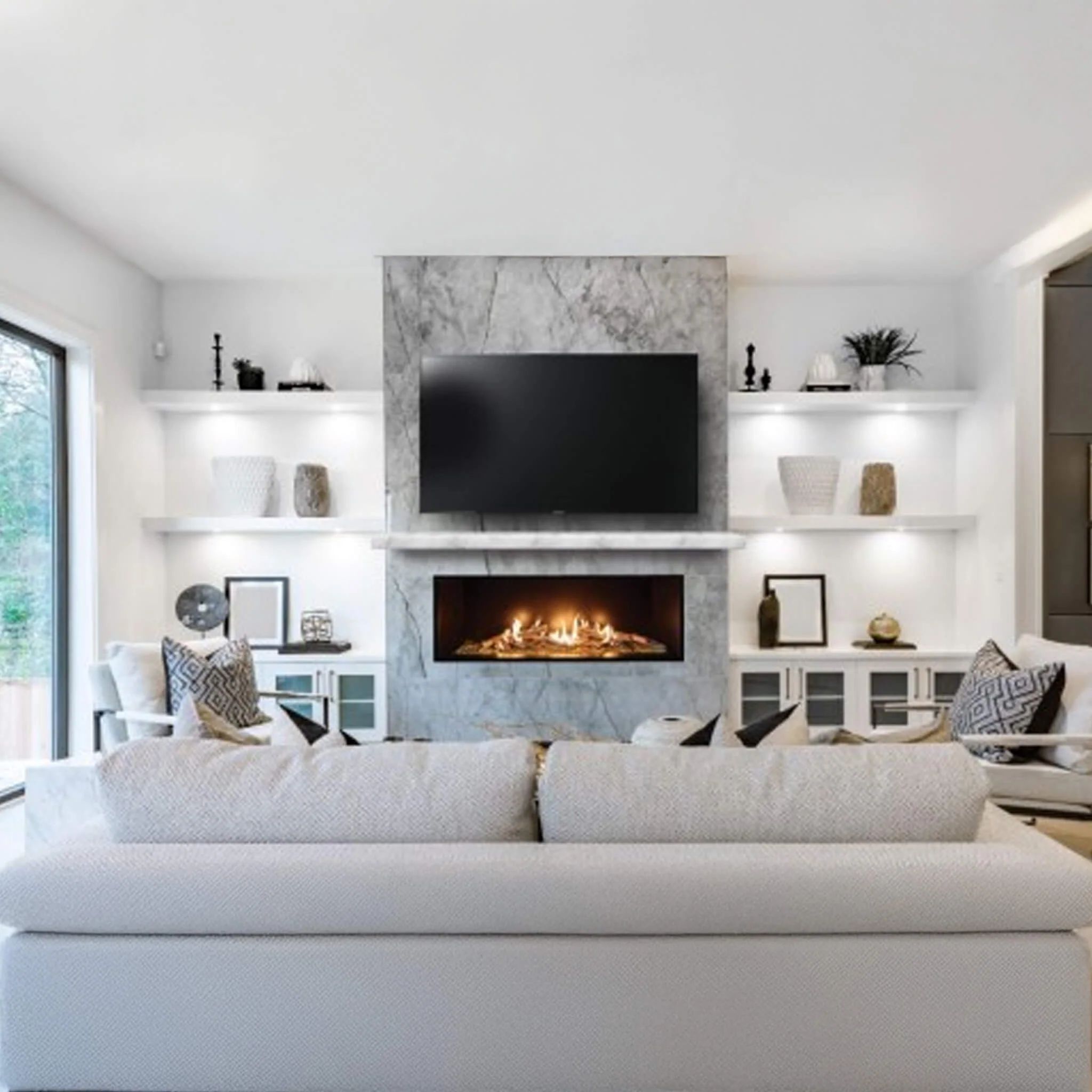 Summit 72-Inch Linear Fireplace With Bedrock [SML-72BR] (SAK92081) - Image 5